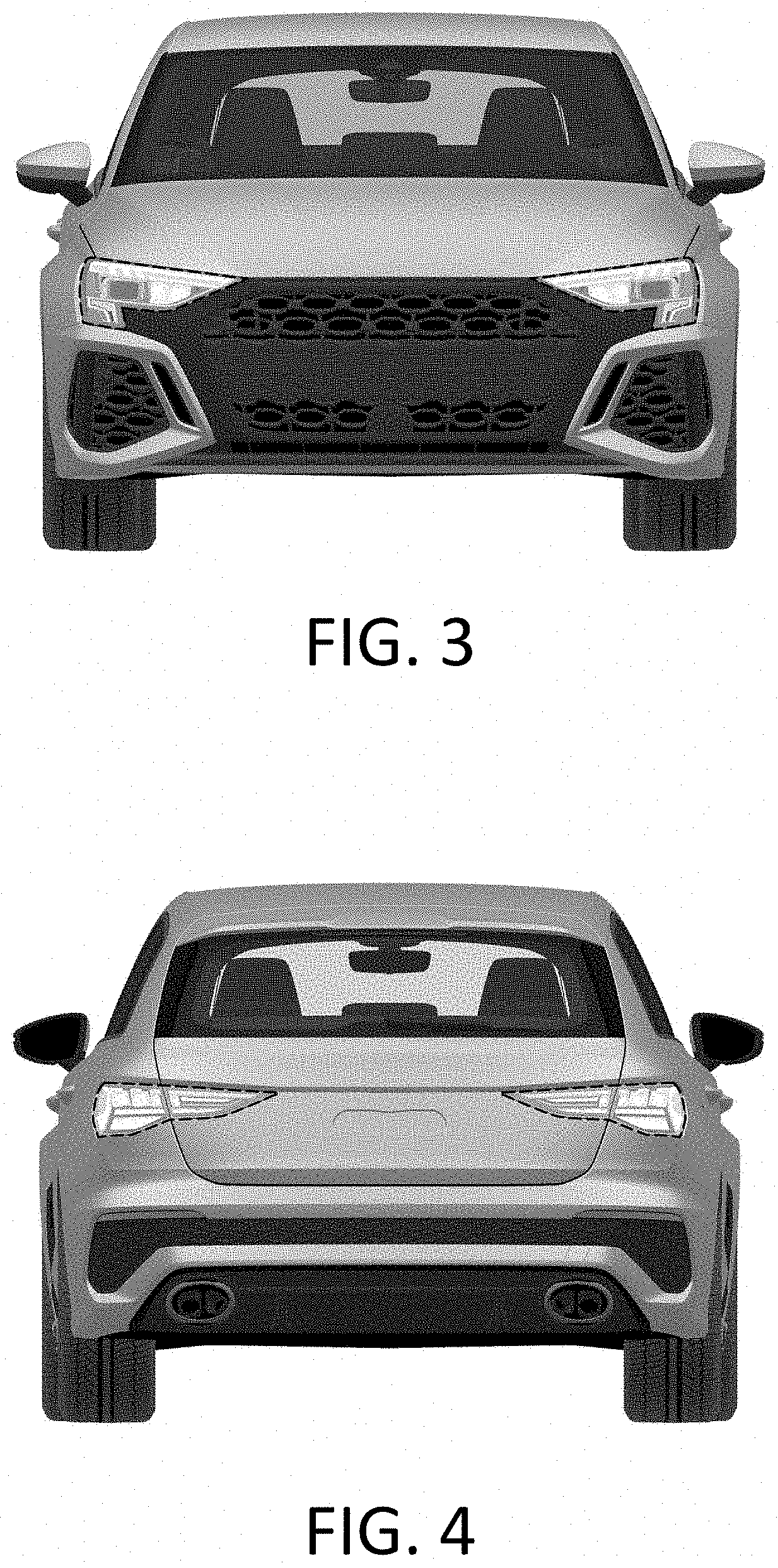 Patent USD1001011 Figure 2 – Motor vehicle, toy vehicle replica and/or other replica