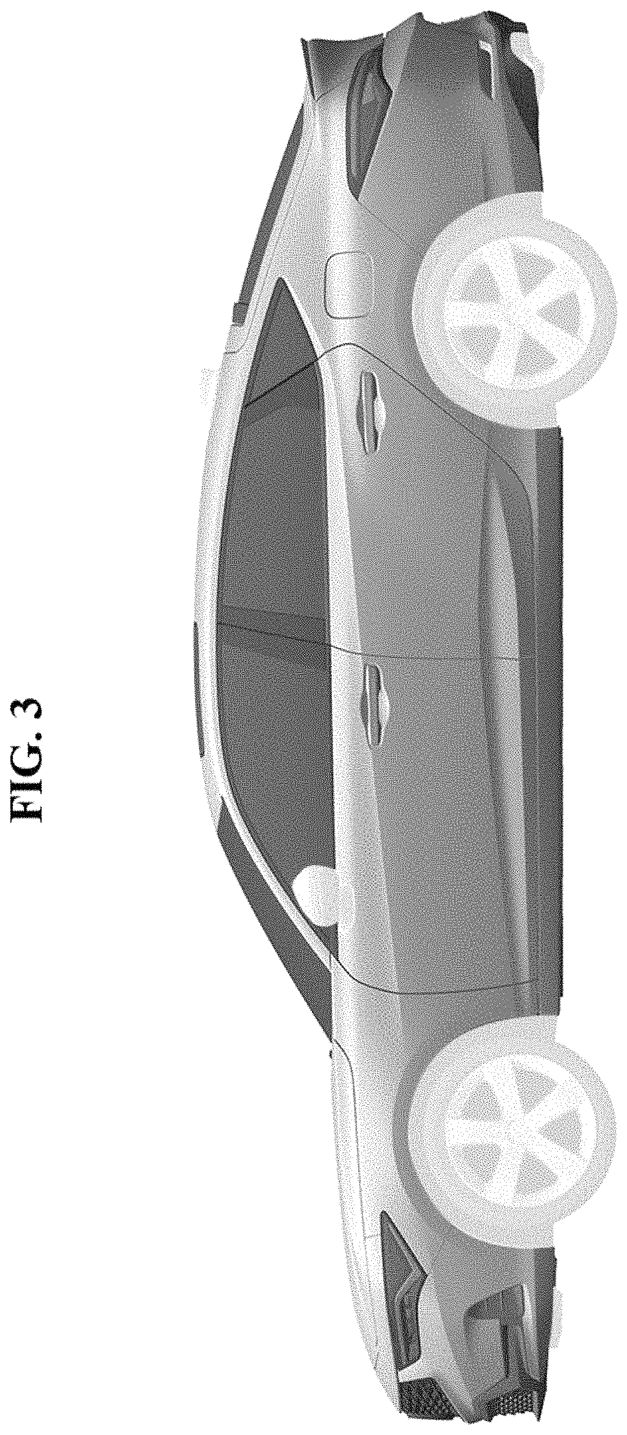 Patent USD1001012 Figure 3 – Automobile body