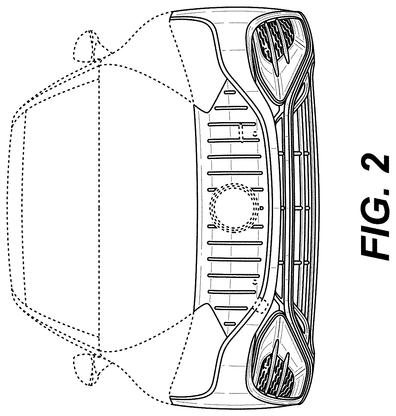 Patent USD1001013 Figure 2 – Motor vehicle, toy replica, and/or other replica