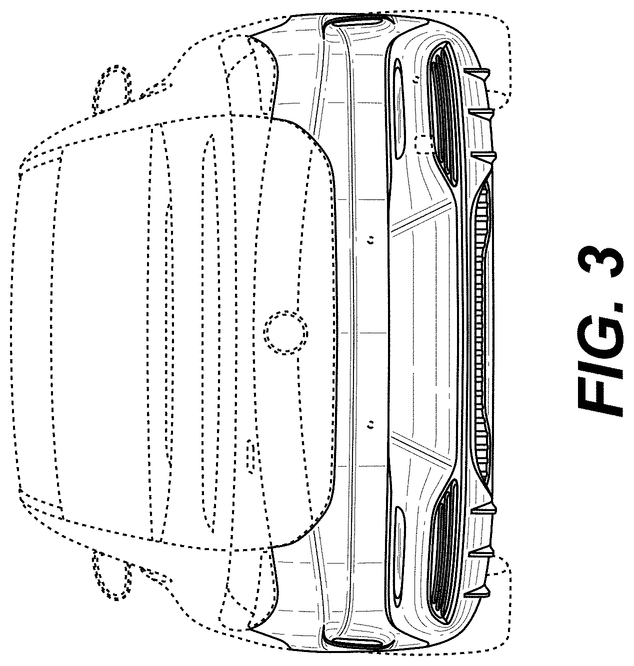 Patent USD1001013 Figure 3 – Motor vehicle, toy replica, and/or other replica