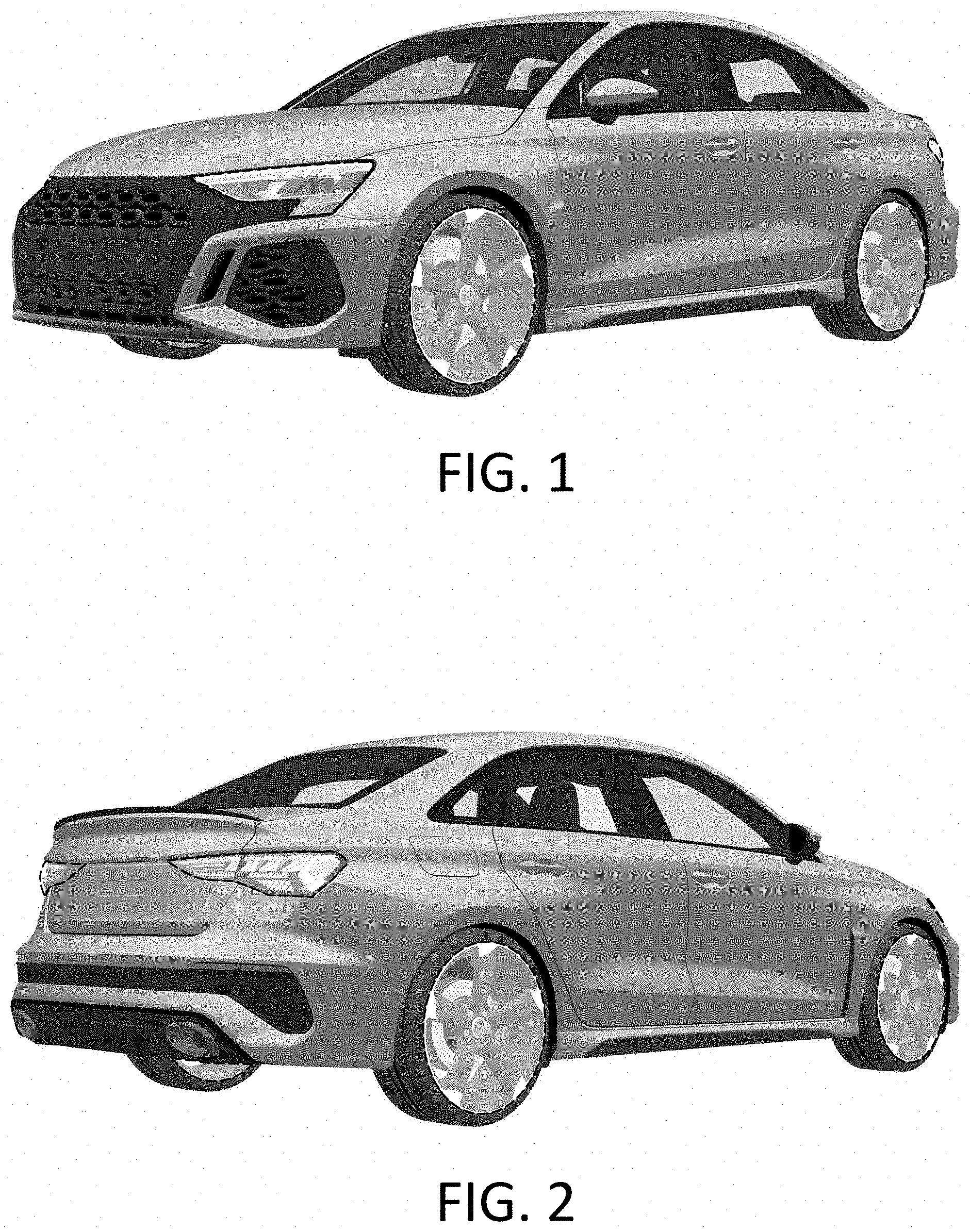 Patent USD1001014 — Motor vehicle, toy vehicle replica and/or other replica — Figure 1