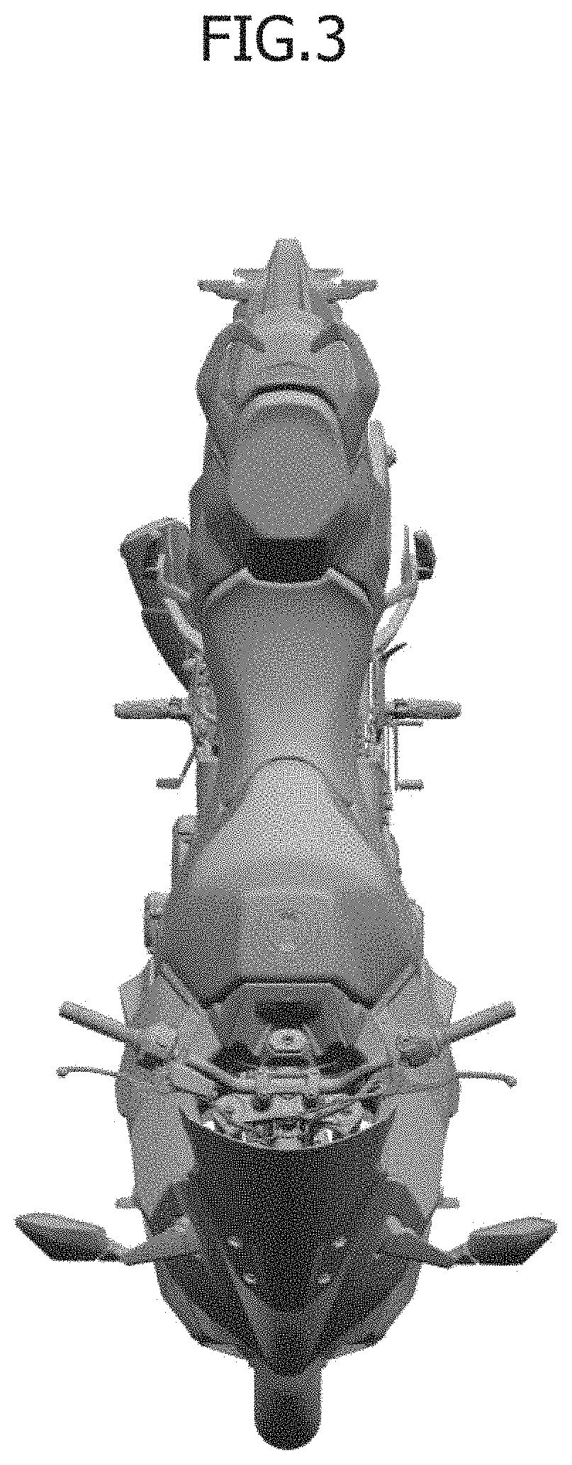 Patent USD1001018 Figure 3 – Motorcycle