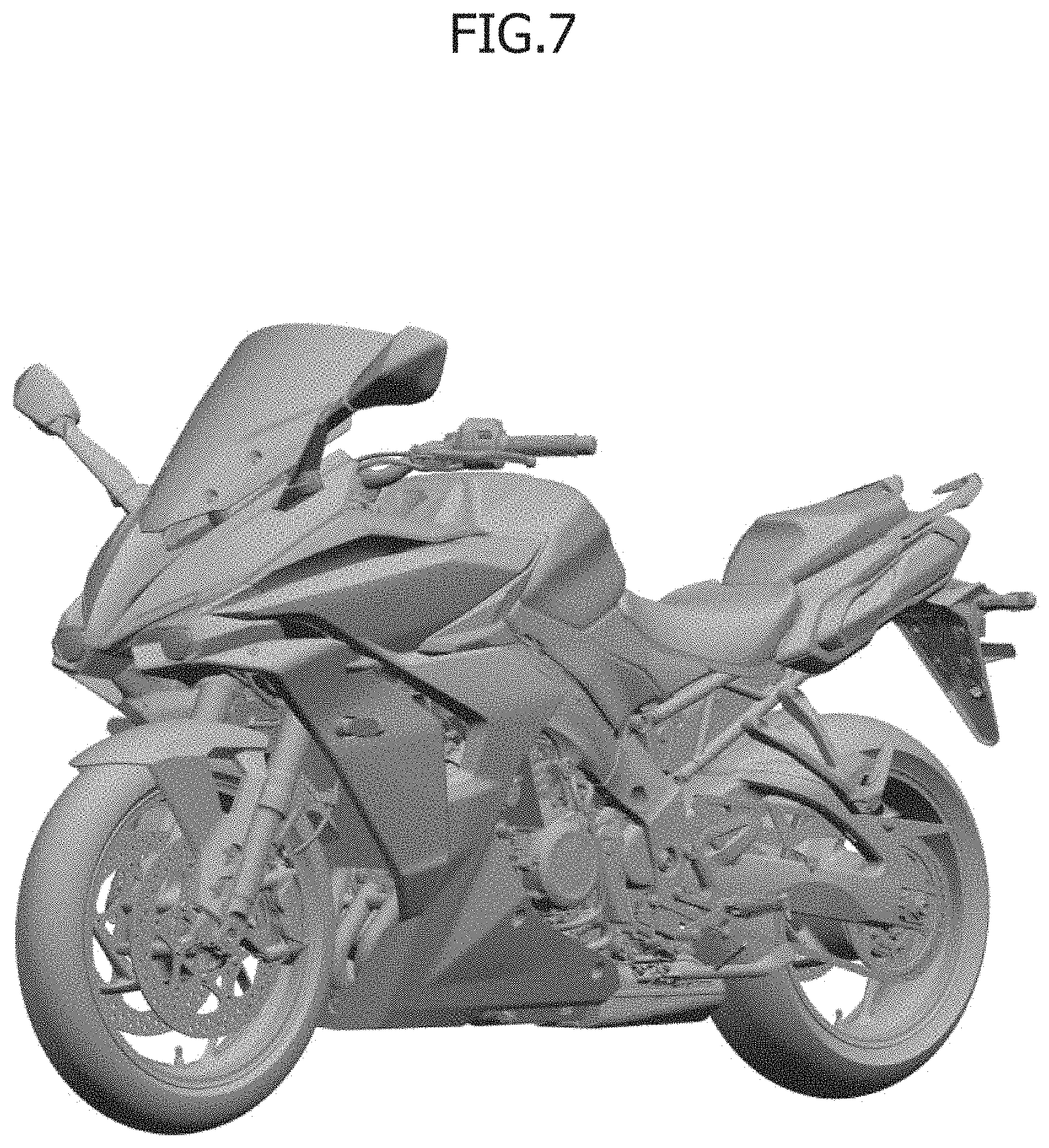 Patent USD1001018 Figure 7 – Motorcycle