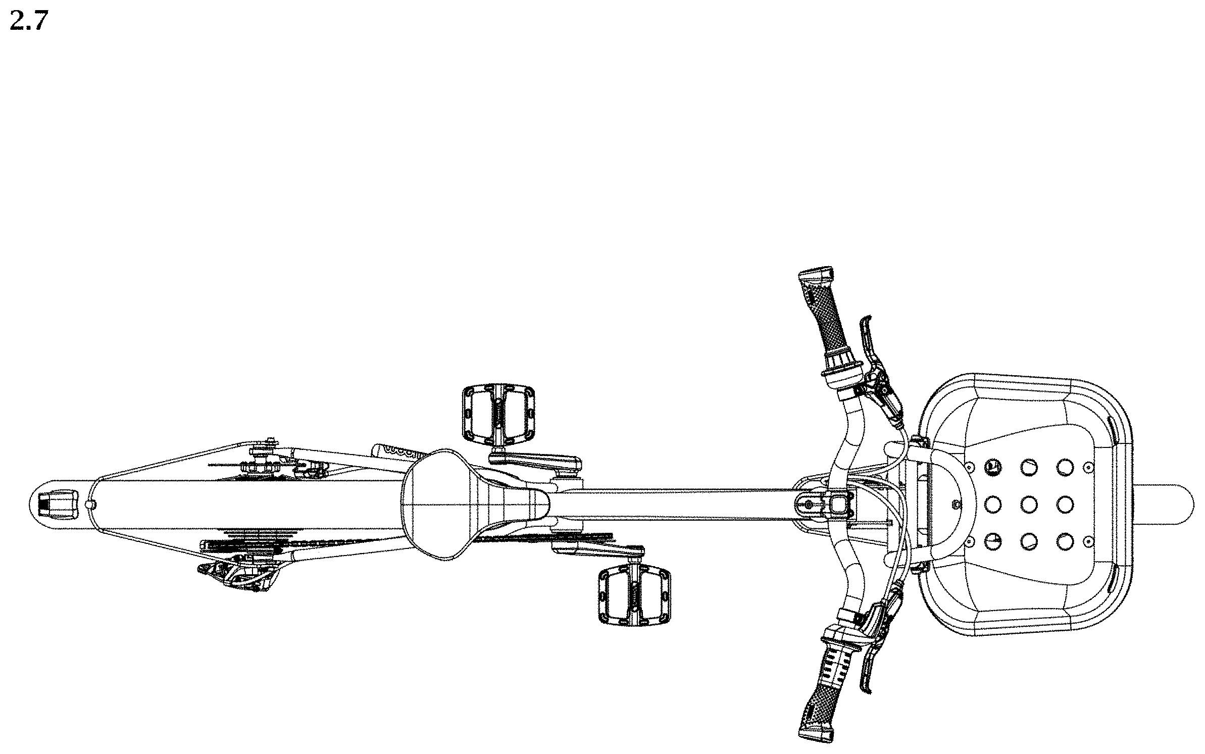 Patent USD1001019 Figure 7 – Bicycle