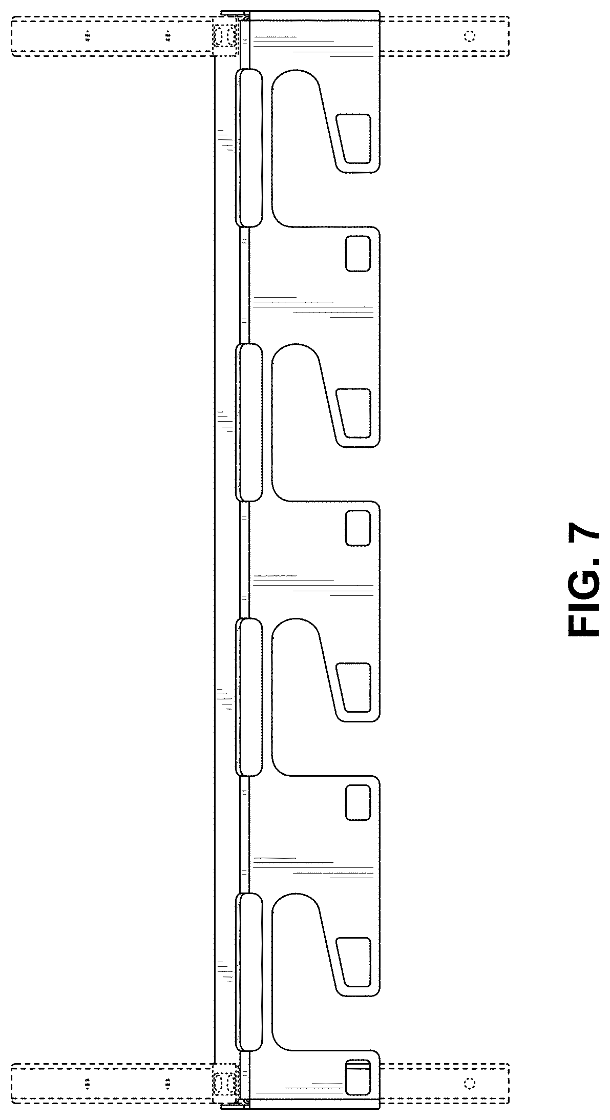 Patent USD1001020 Figure 7 – Scooter rack