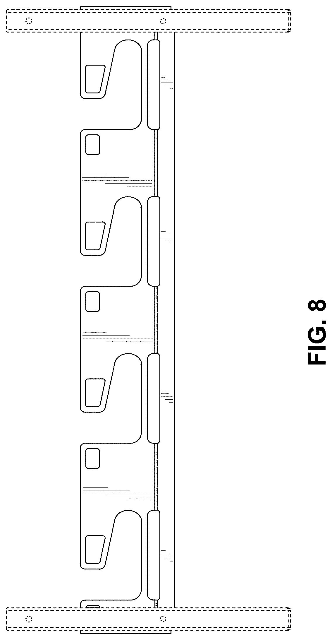 Patent USD1001020 Figure 8 – Scooter rack