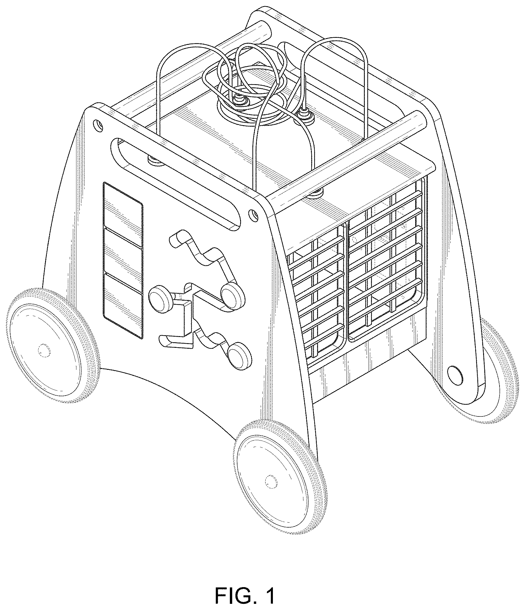 Patent USD1001021 Figure 1 – Interactive walker