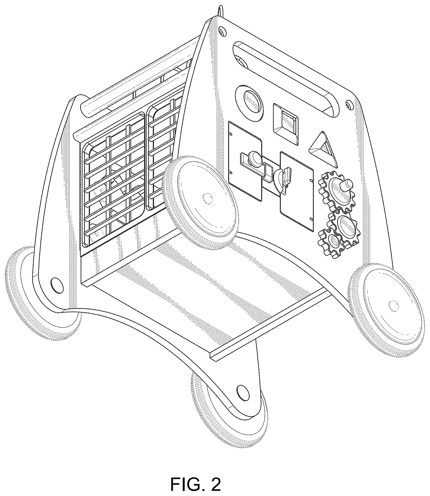 Patent USD1001021 Figure 2 – Interactive walker