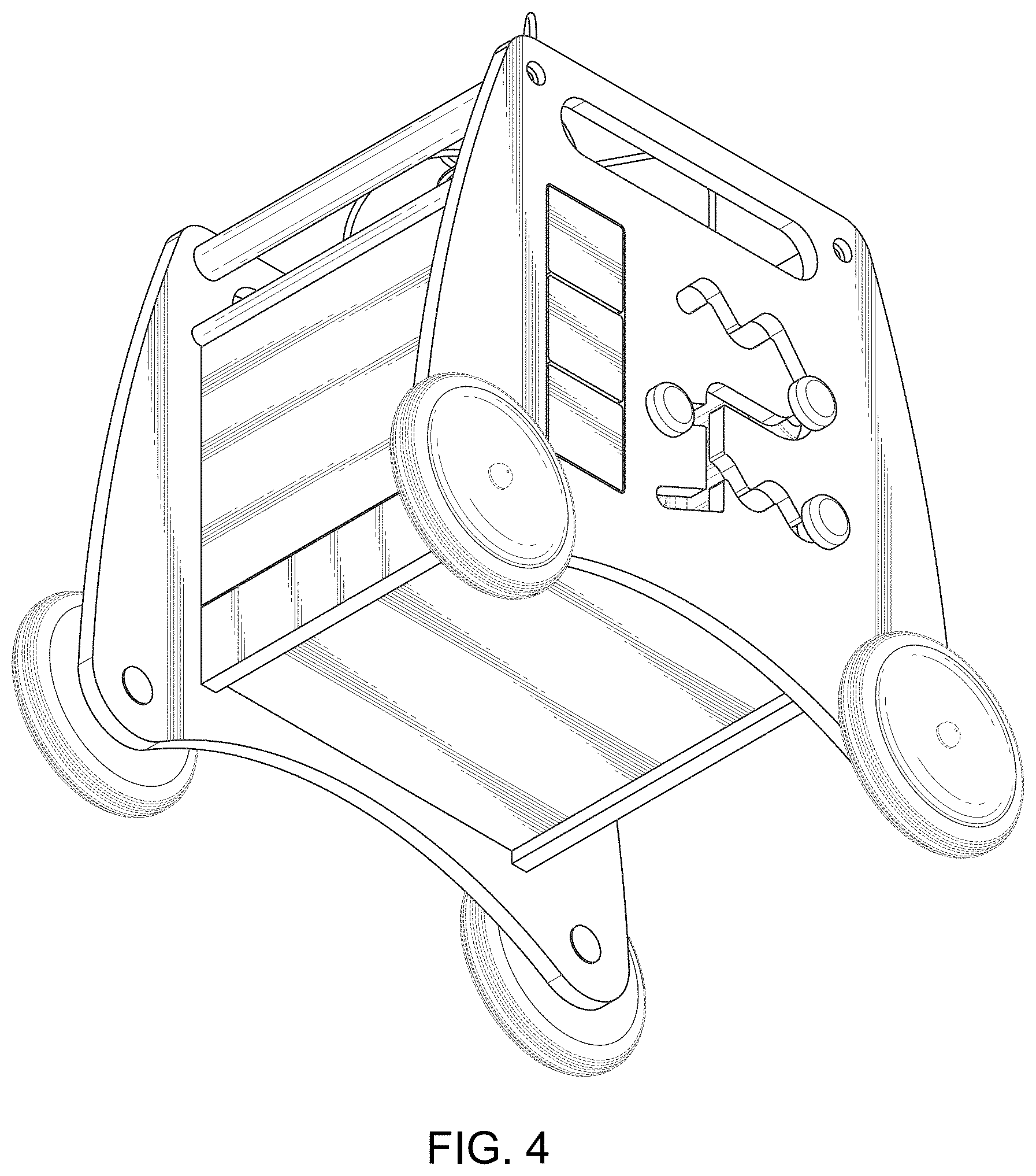 Patent USD1001021 Figure 4 – Interactive walker