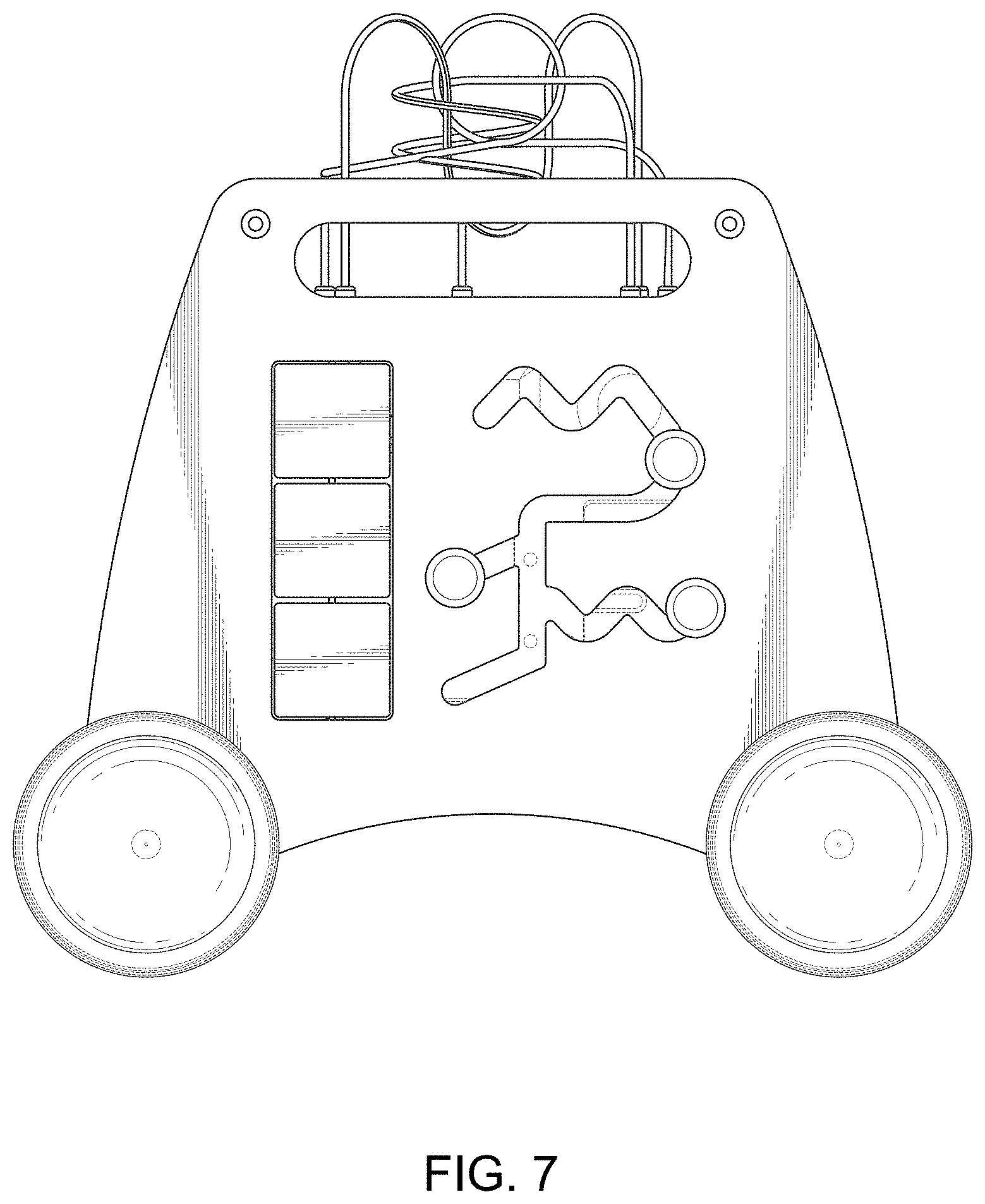 Patent USD1001021 Figure 7 – Interactive walker
