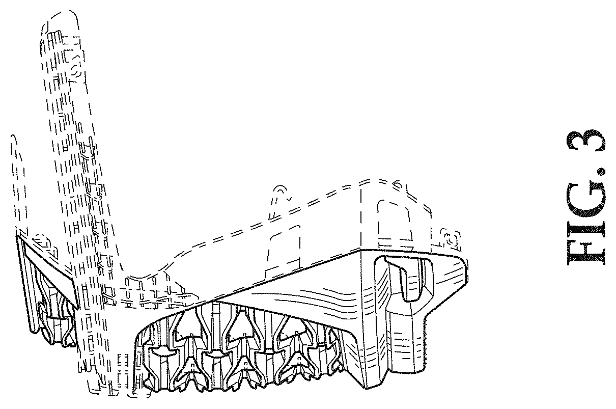 Patent USD1001023 Figure 3 – Vehicle grille