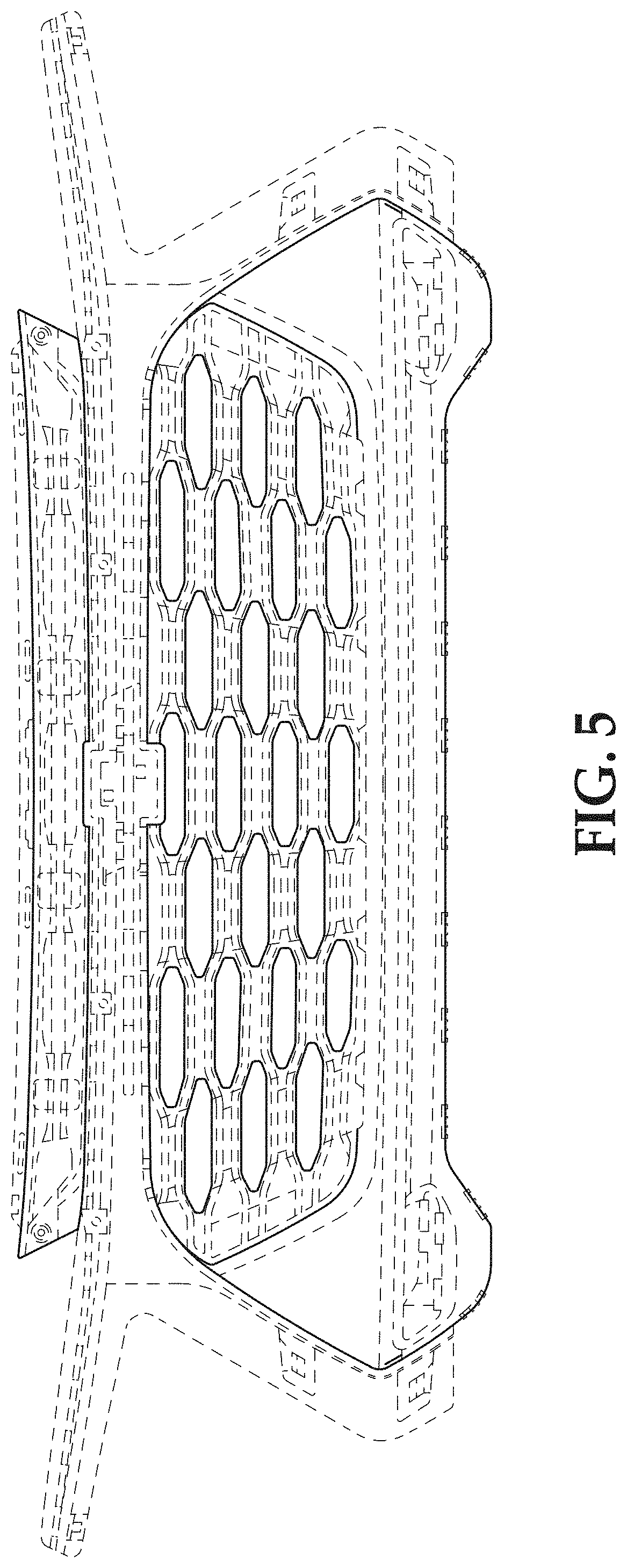 Patent USD1001023 Figure 5 – Vehicle grille