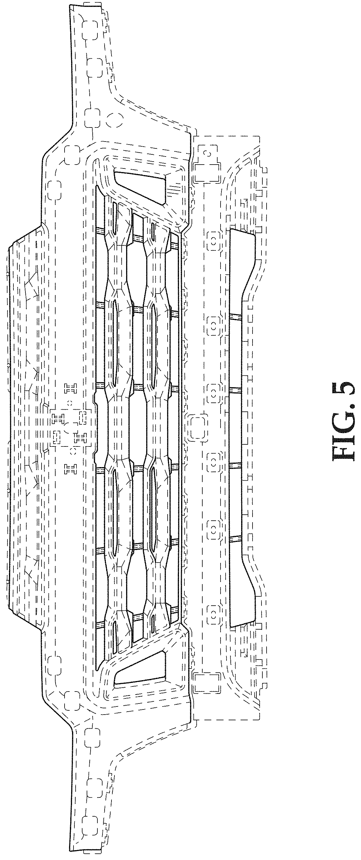 Patent USD1001024 Figure 5 – Vehicle grille
