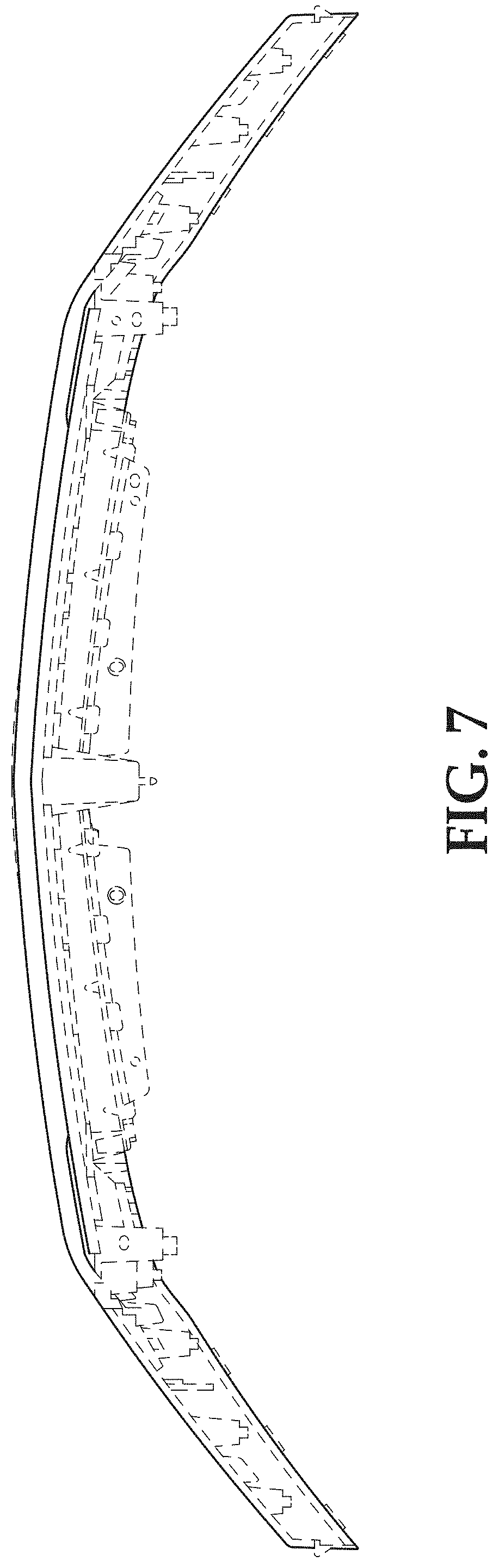 Patent USD1001024 Figure 7 – Vehicle grille