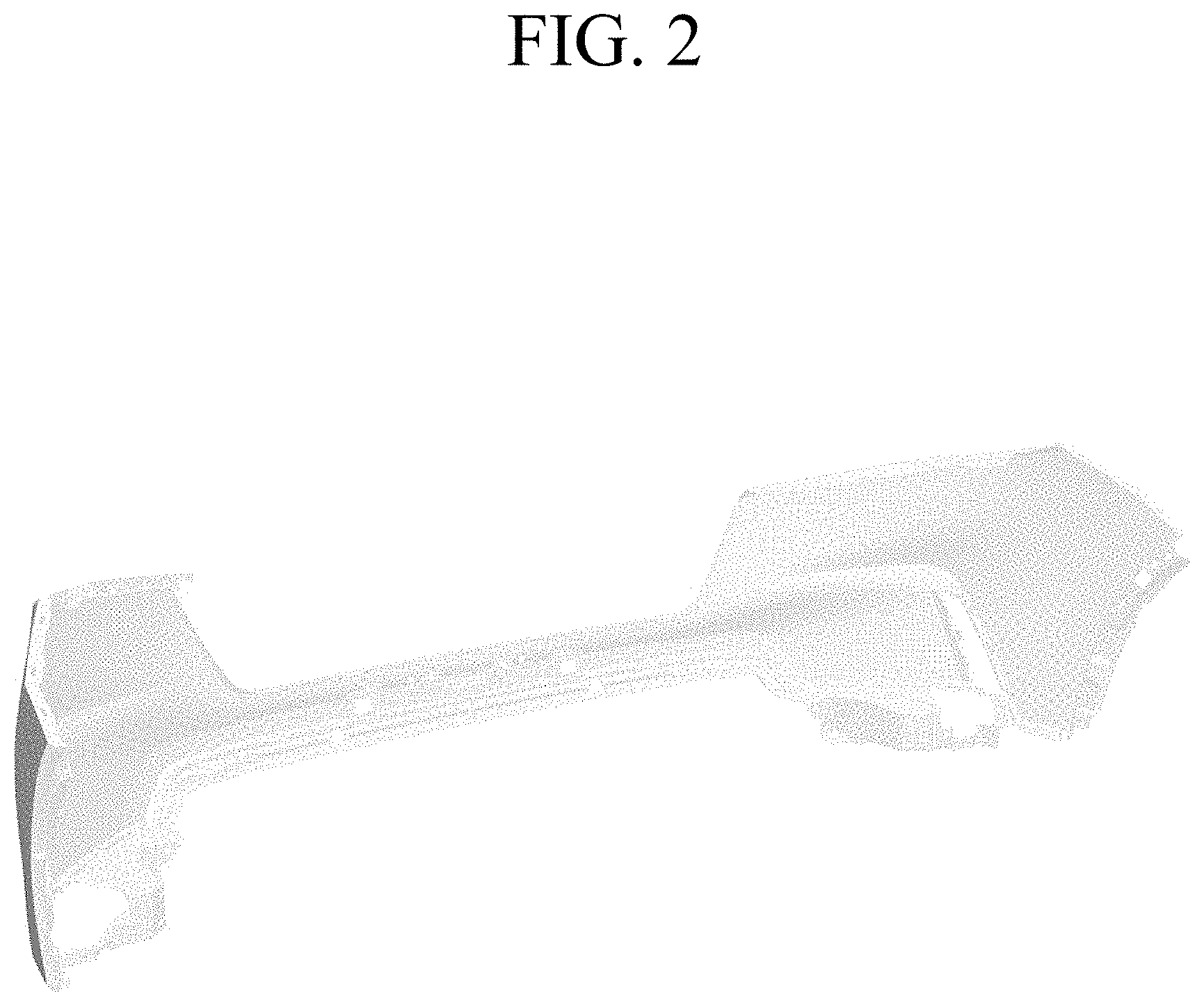 Patent USD1001026 Figure 2 – Front bumper for automobile