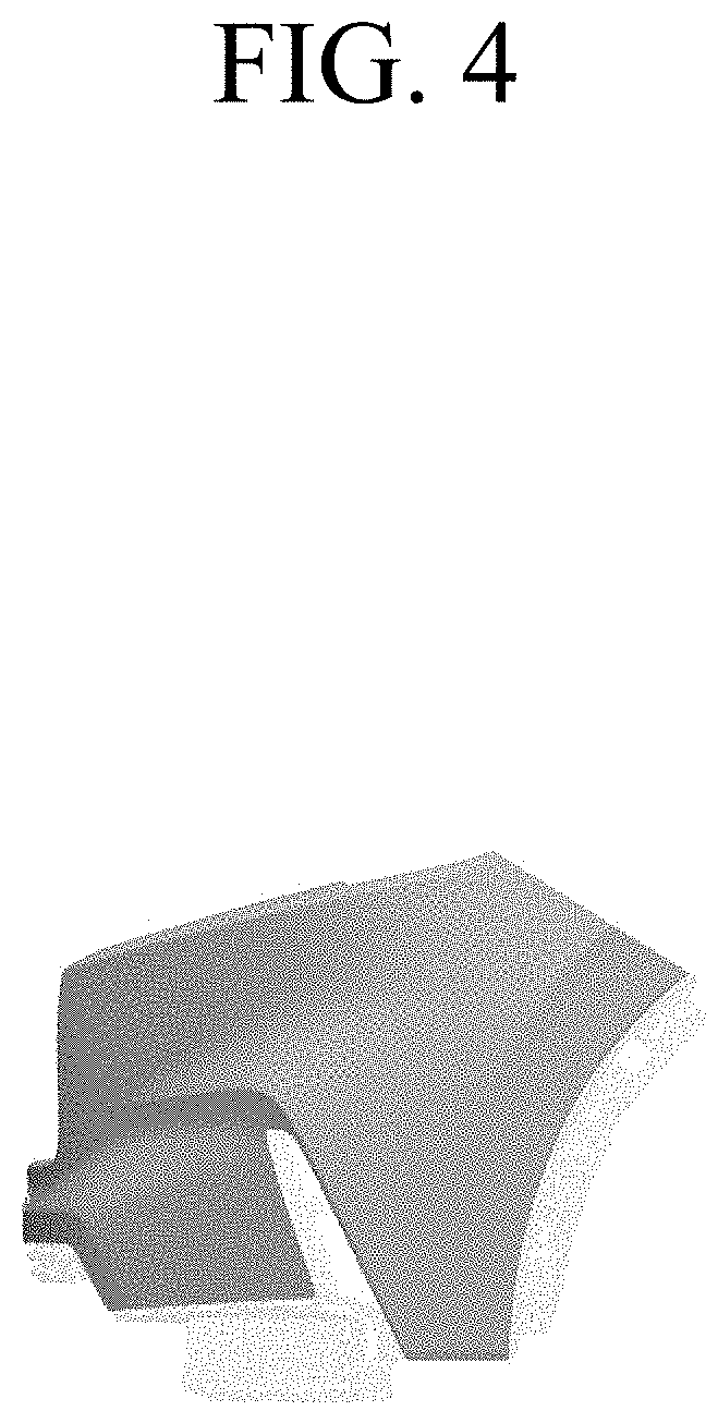 Patent USD1001026 Figure 4 – Front bumper for automobile