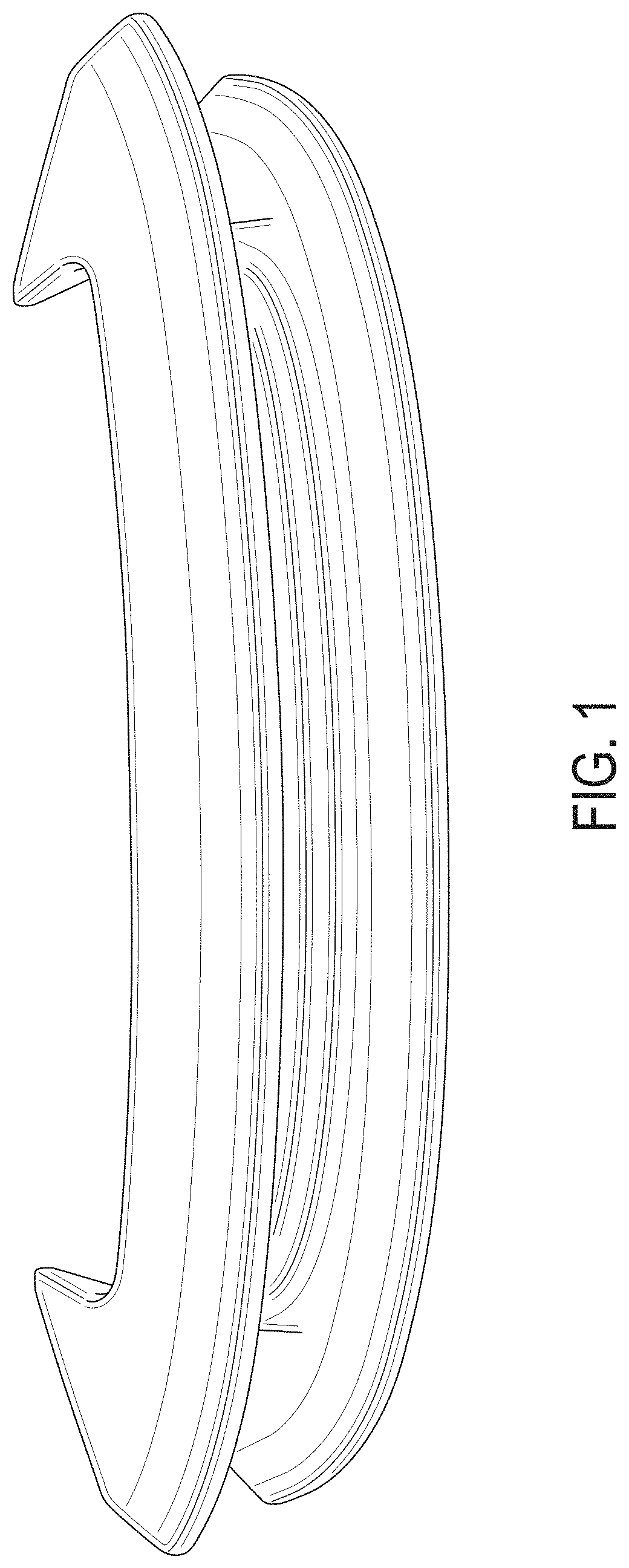 Patent USD1001028 Figure 1 – Rear spoiler for motor vehicle