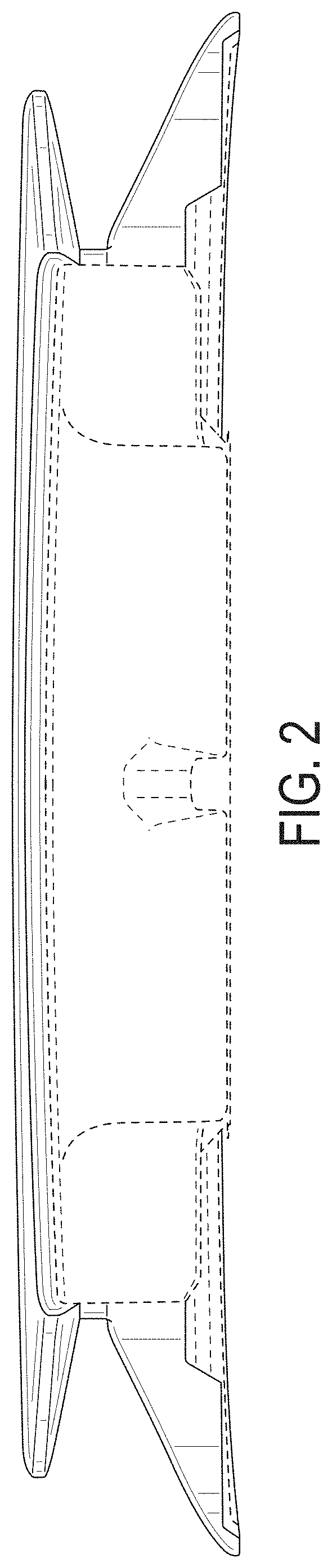 Patent USD1001028 Figure 2 – Rear spoiler for motor vehicle