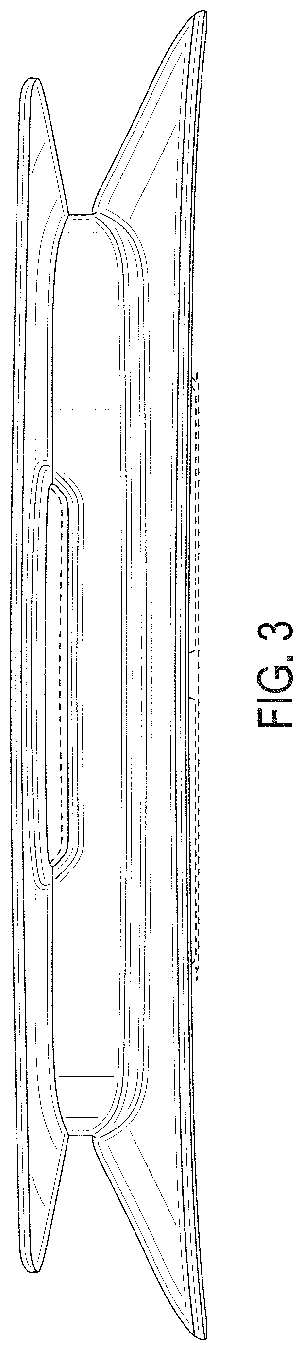 Patent USD1001028 Figure 3 – Rear spoiler for motor vehicle