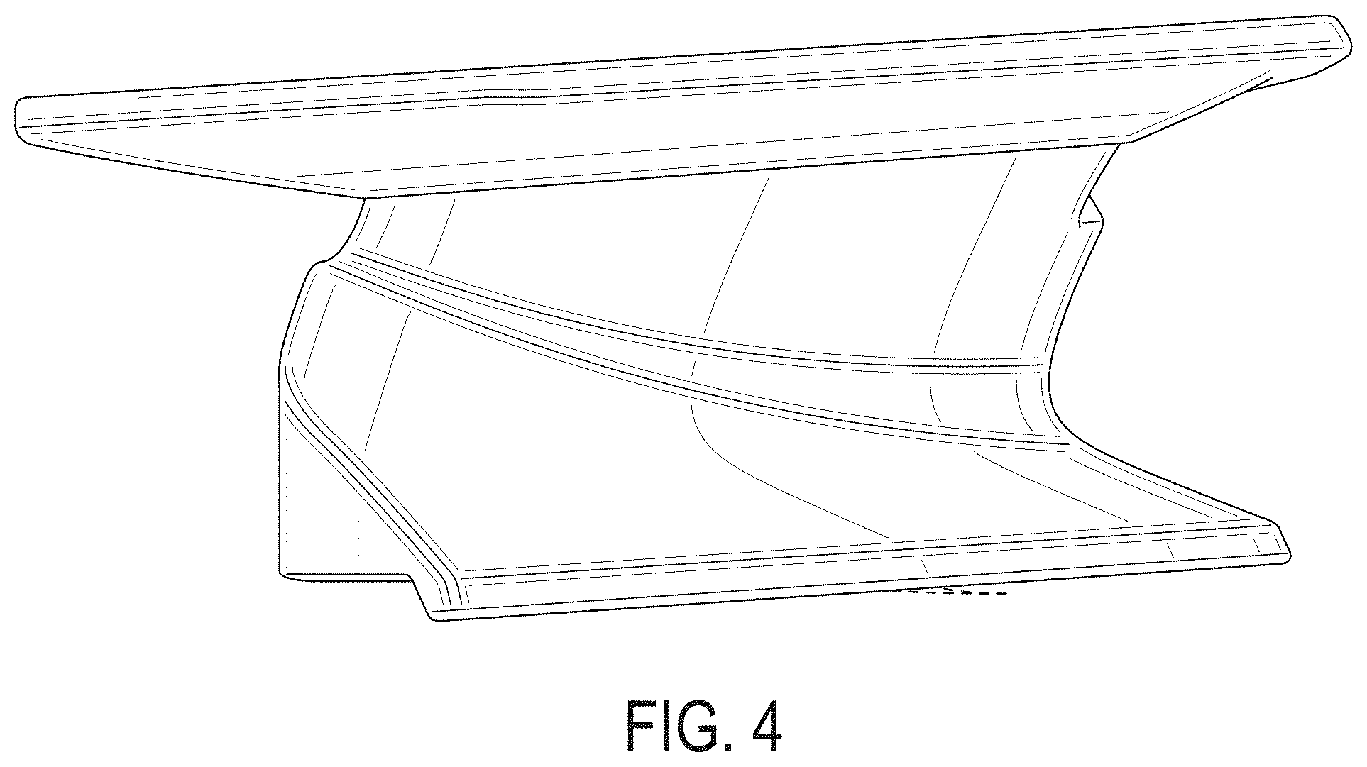 Patent USD1001028 Figure 4 – Rear spoiler for motor vehicle
