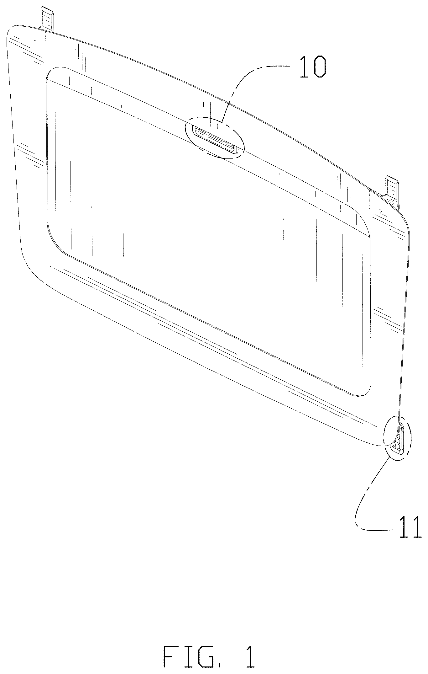 Patent USD1001030 Figure 1 – Sunshade