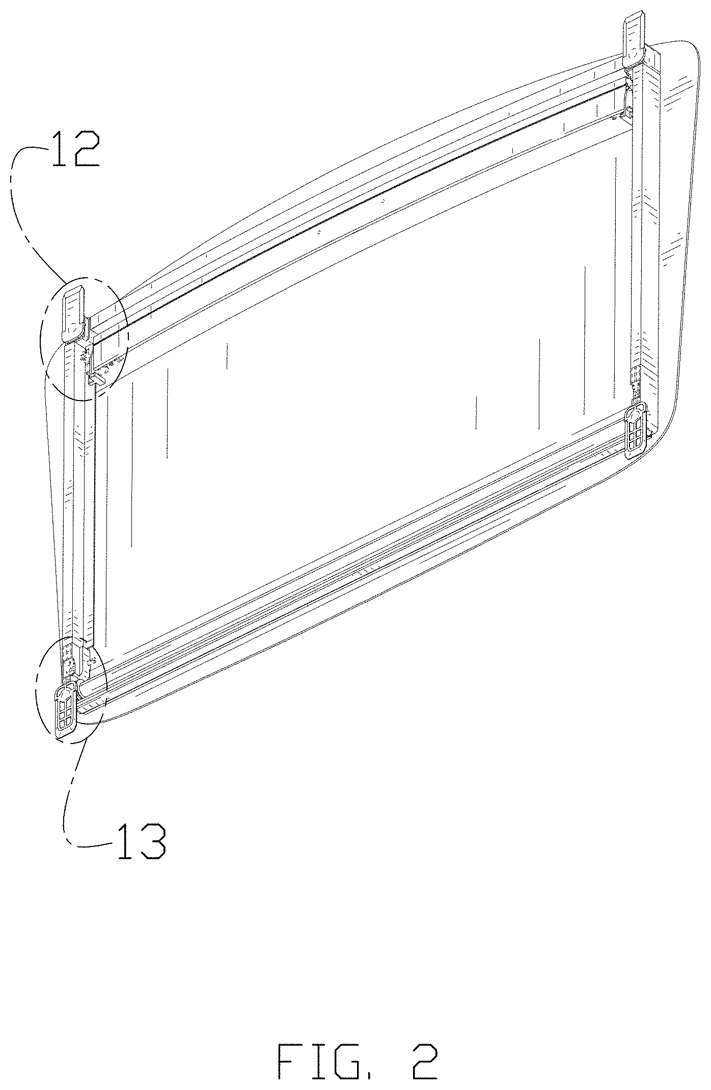 Patent USD1001030 Figure 2 – Sunshade