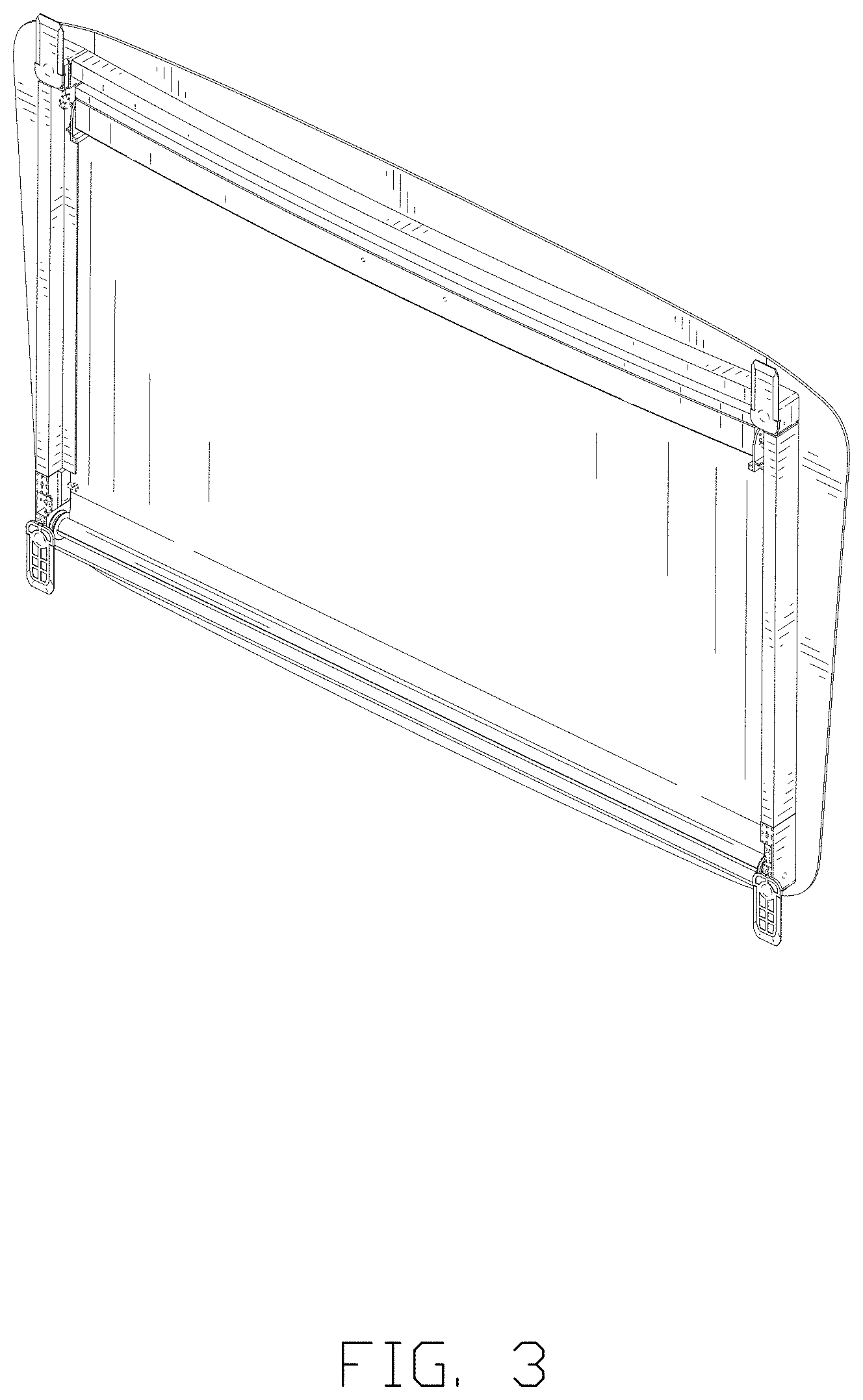 Patent USD1001030 Figure 3 – Sunshade