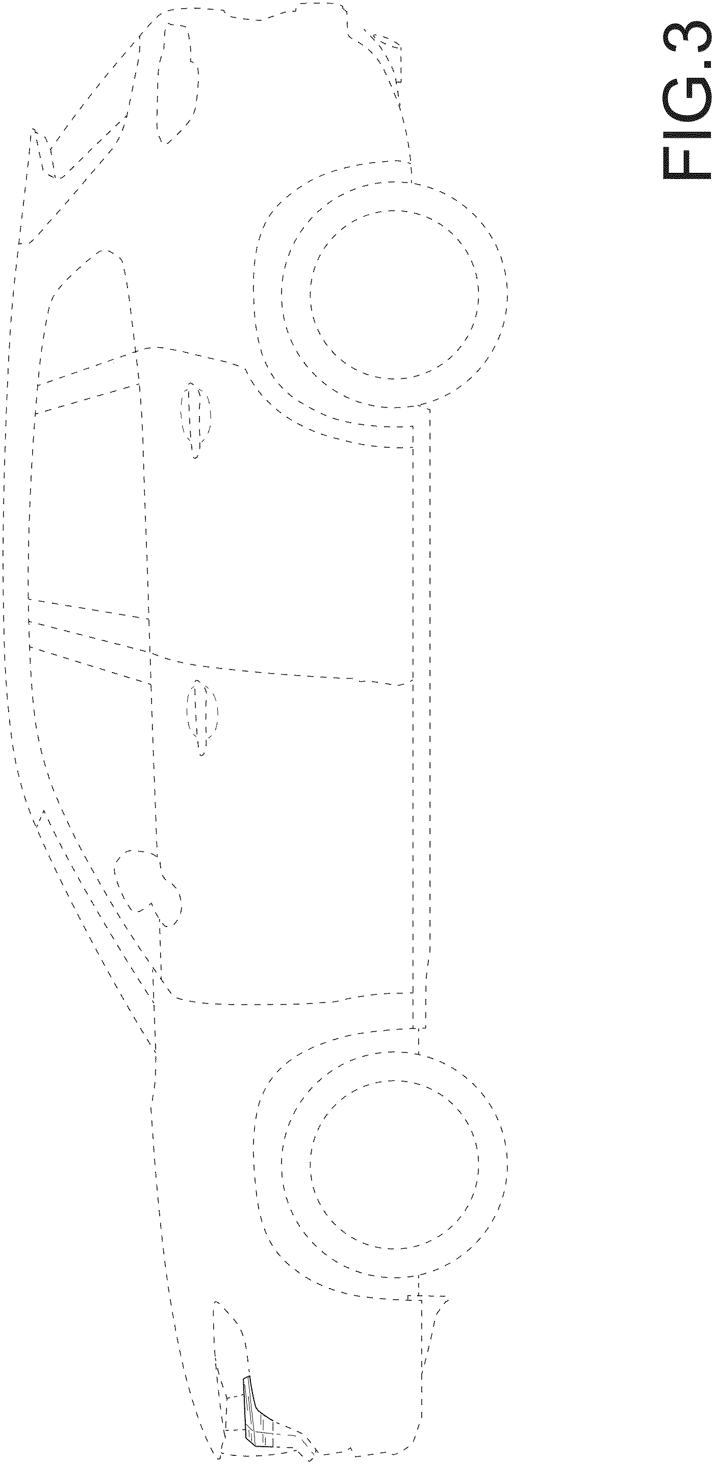 Patent USD1001032 Figure 3 – Motor vehicle