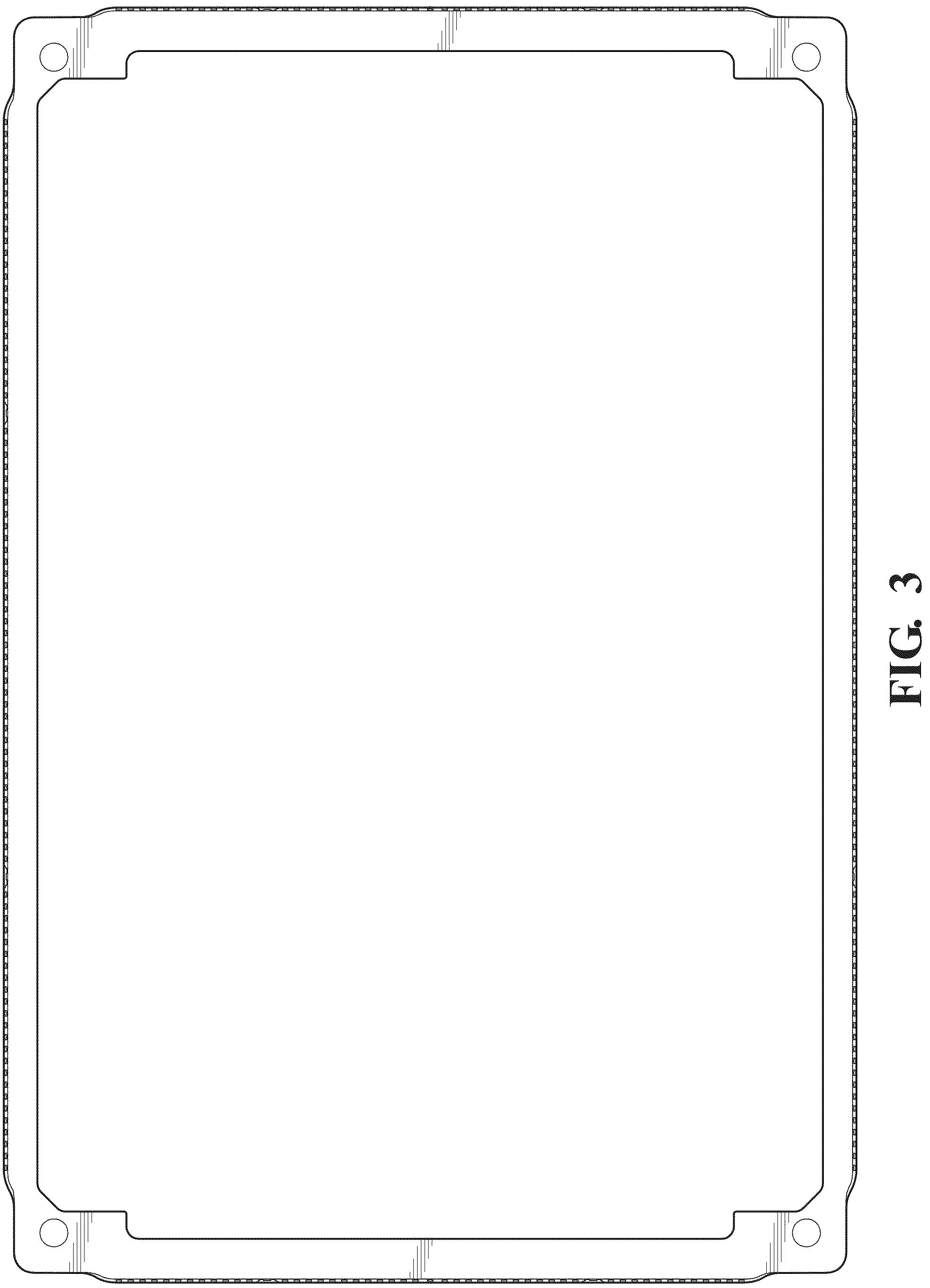 Patent USD1001033 Figure 3 – Gripping device for an avionics display