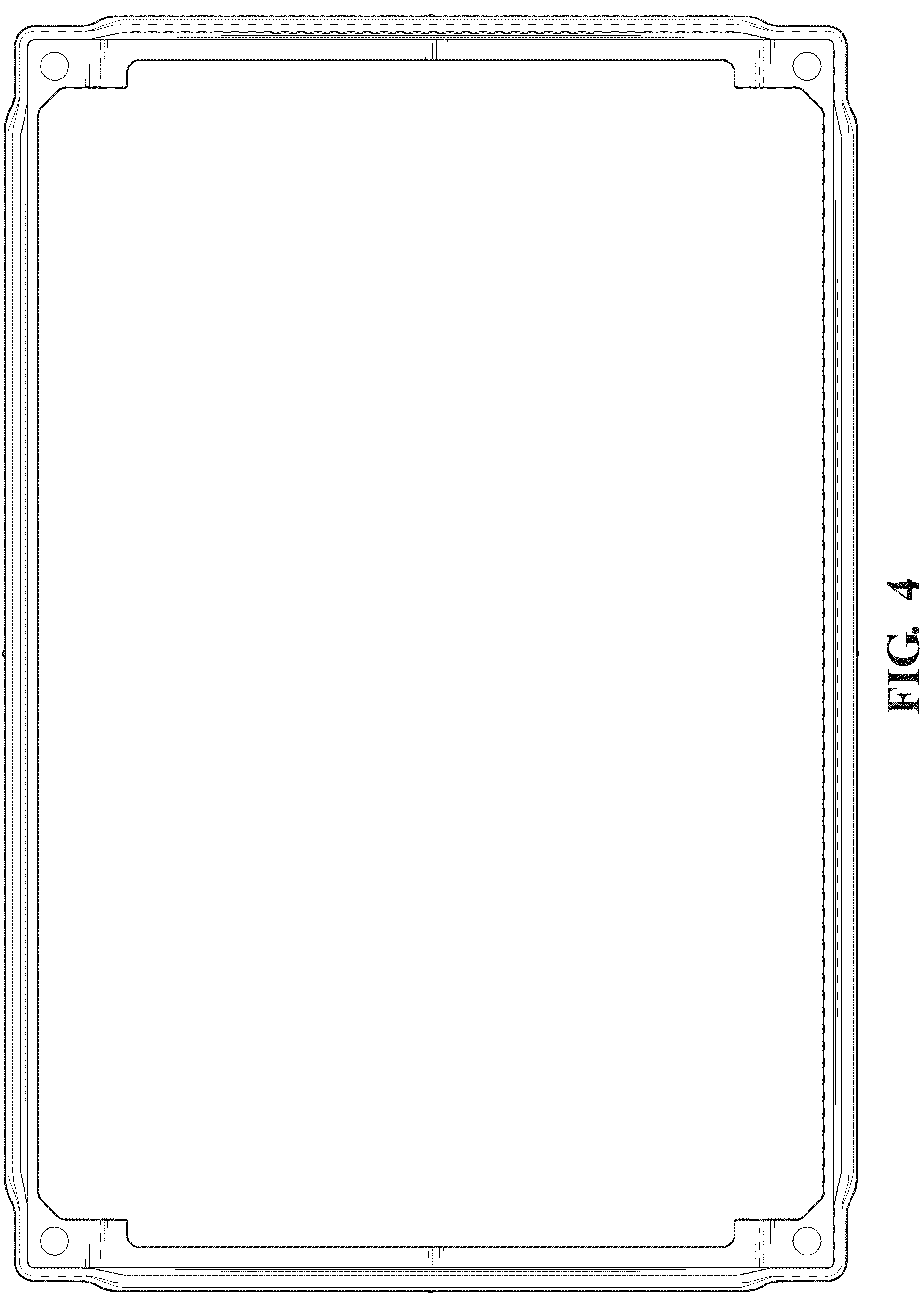 Patent USD1001033 Figure 4 – Gripping device for an avionics display