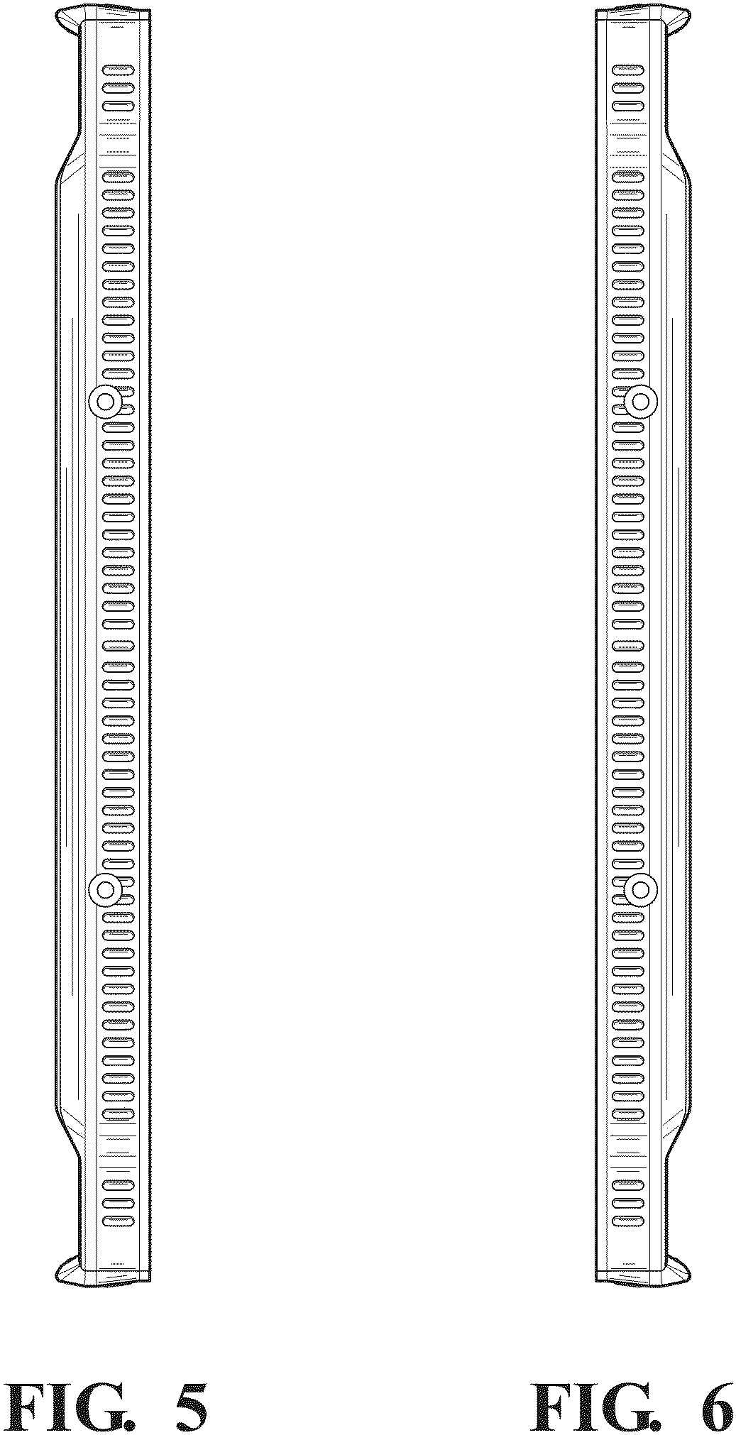 Patent USD1001033 Figure 5 – Gripping device for an avionics display