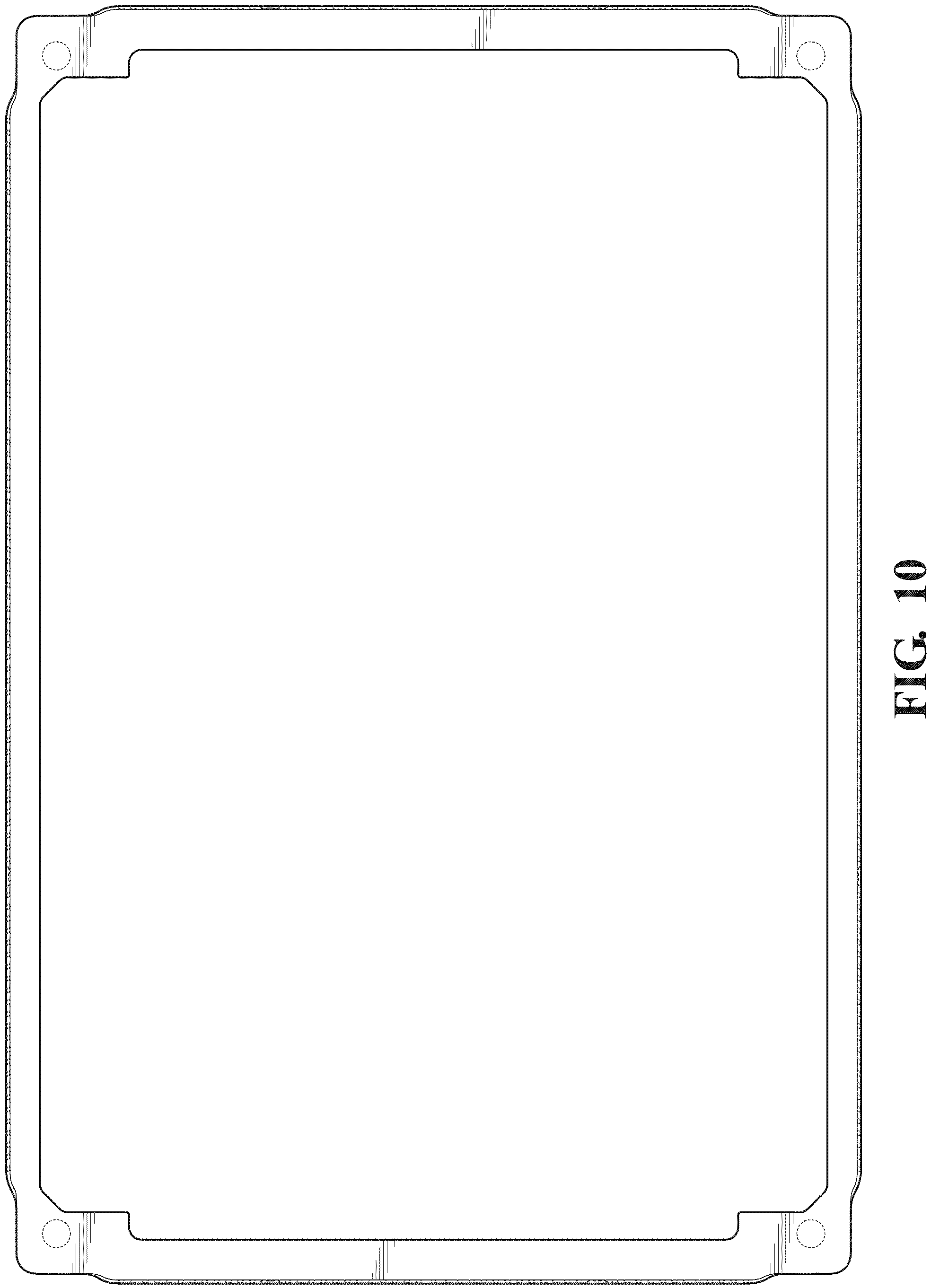Patent USD1001033 Figure 8 – Gripping device for an avionics display