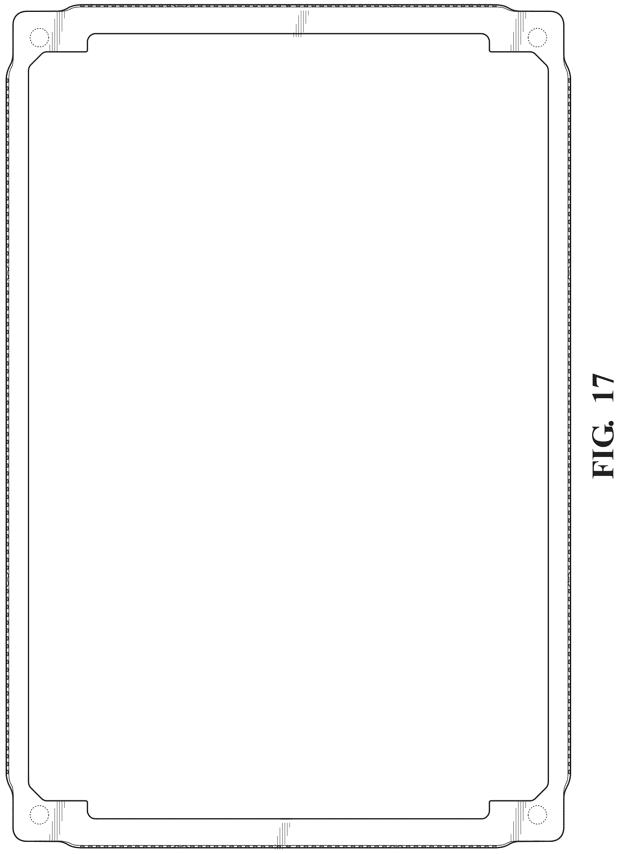 Patent USD1001033 Figure 13 – Gripping device for an avionics display