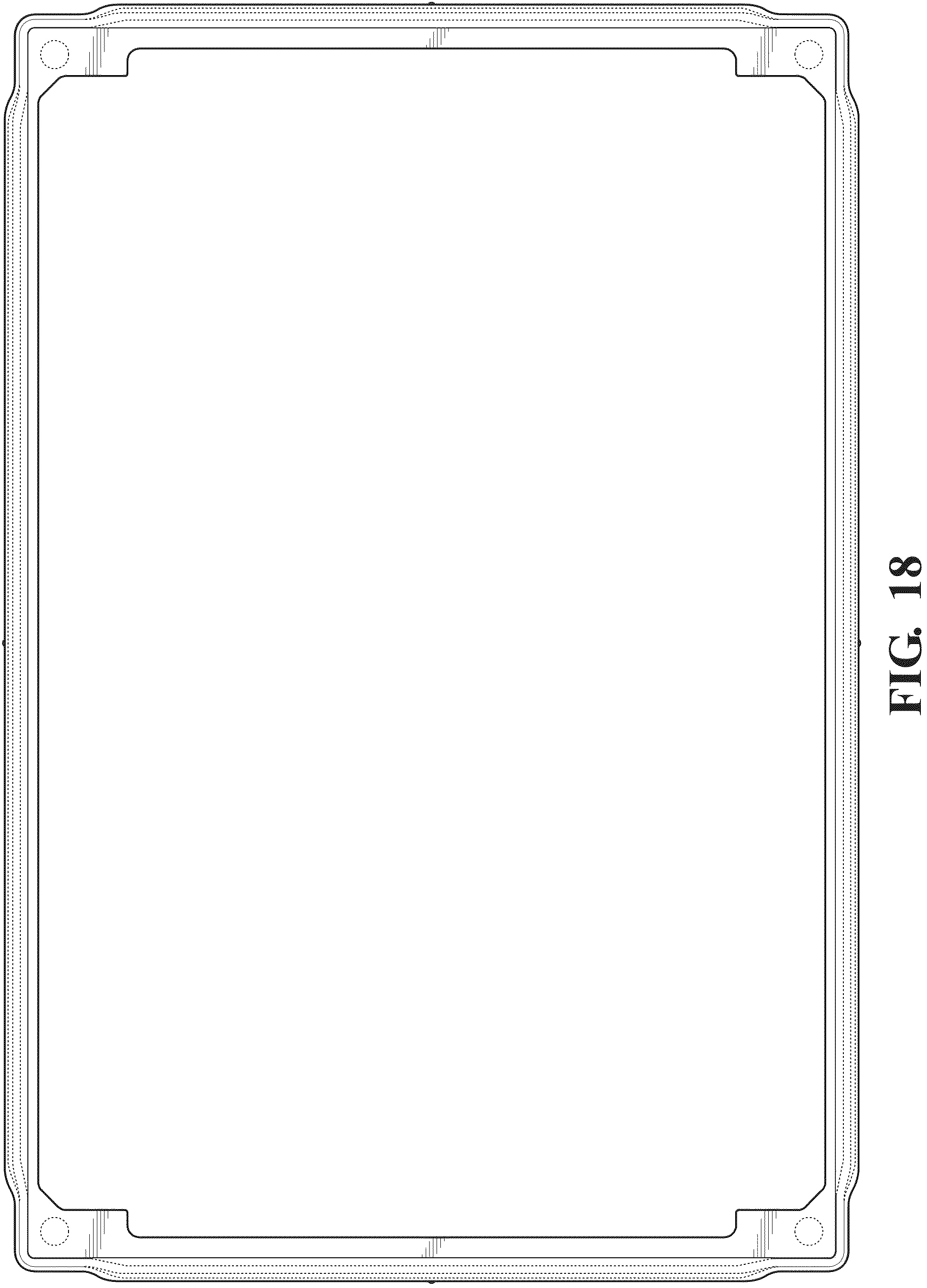 Patent USD1001033 Figure 14 – Gripping device for an avionics display