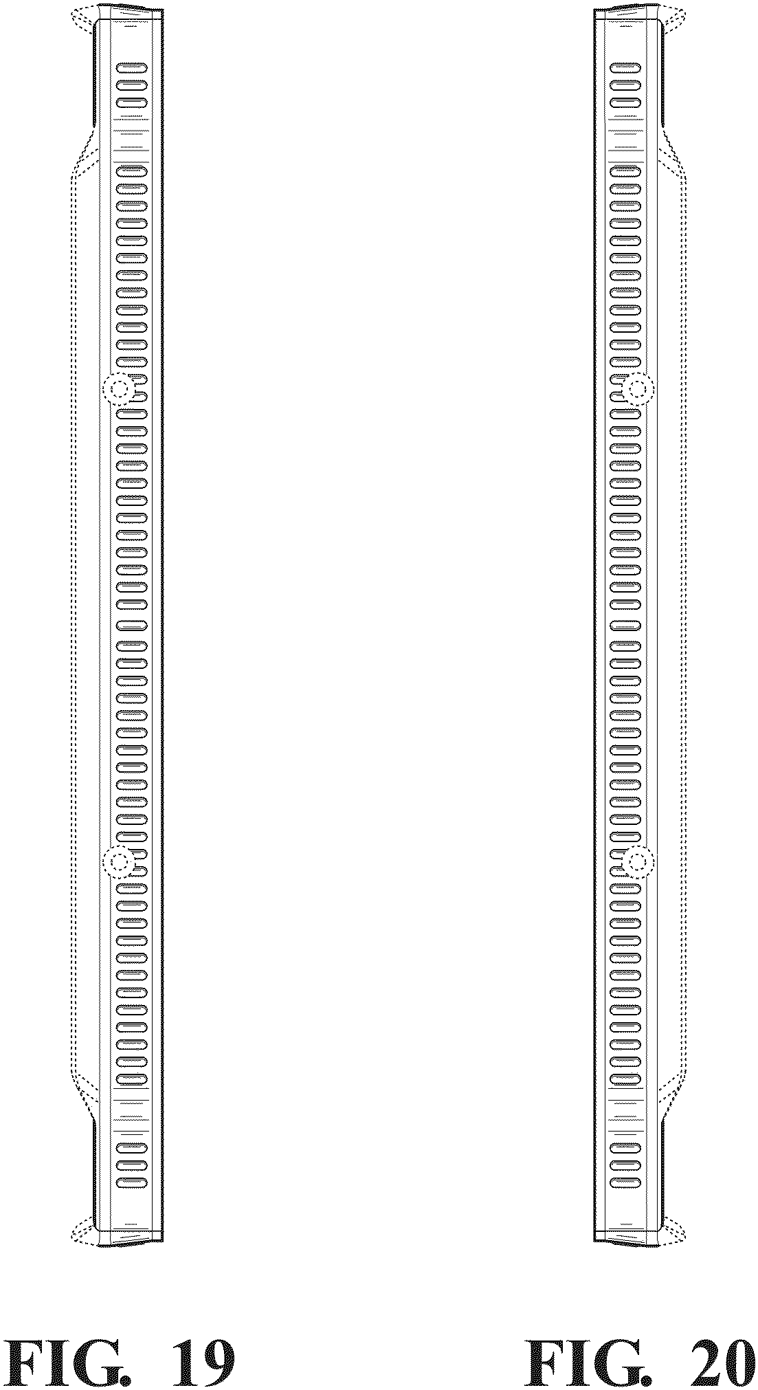 Patent USD1001033 Figure 15 – Gripping device for an avionics display