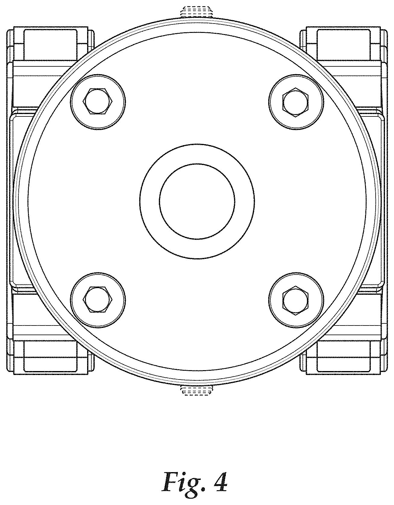 Patent USD1001039 Figure 4 – Clamp for ATV, boat, and/or jetski
