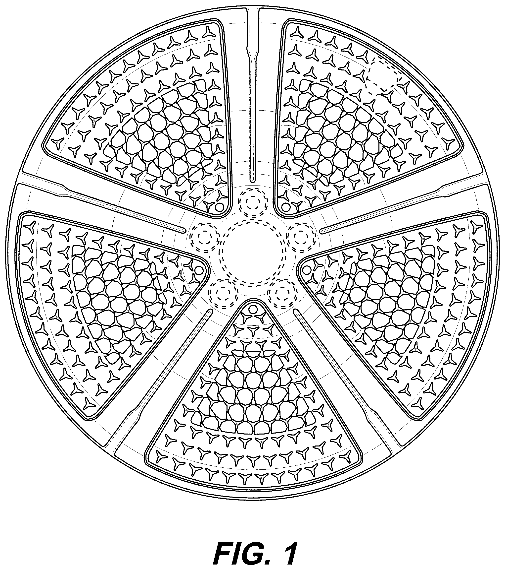 Patent USD1001046 Figure 1 – Wheel or wheel cover