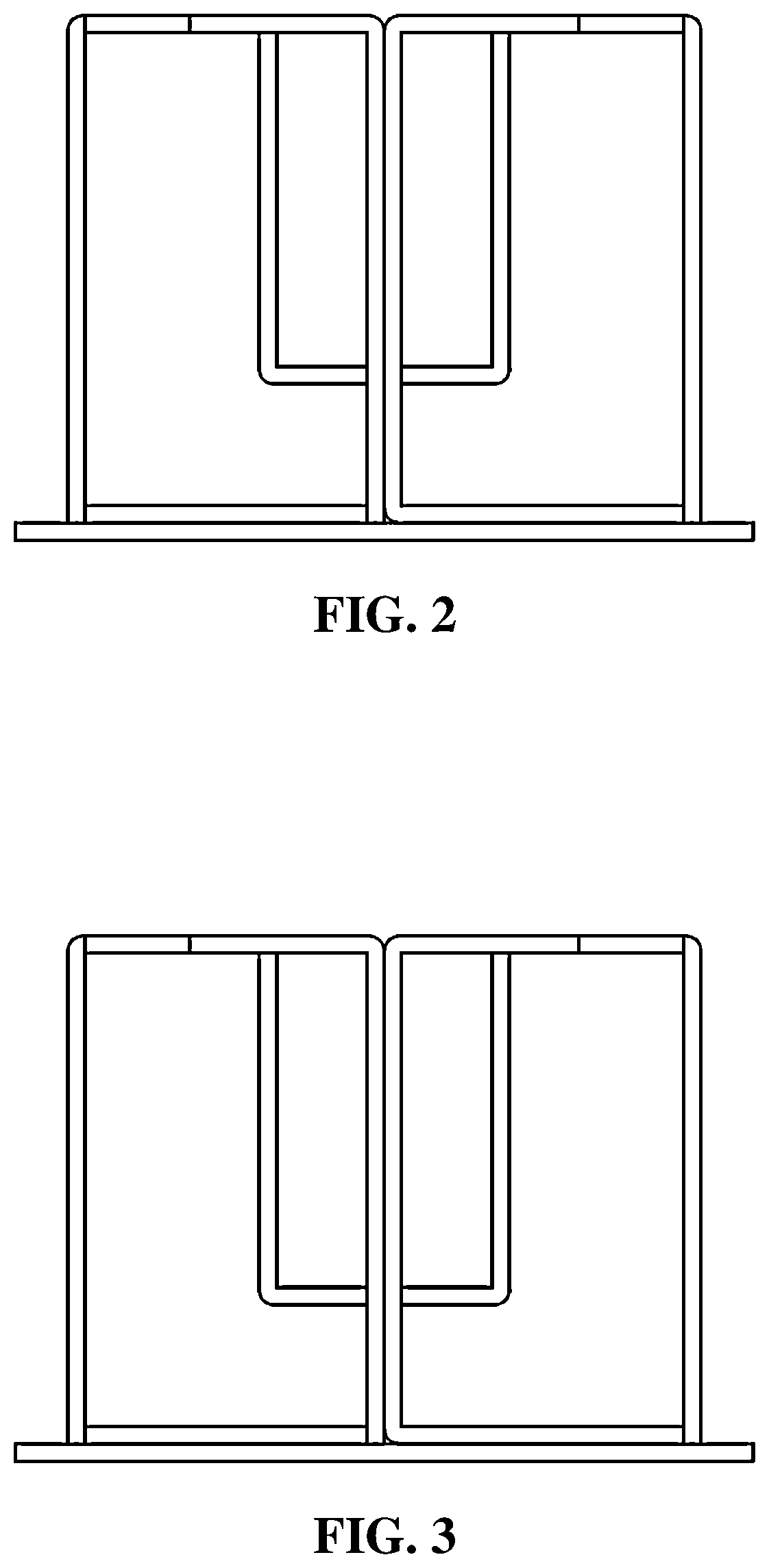 Patent USD1001051 Figure 2 – Packaging box insert