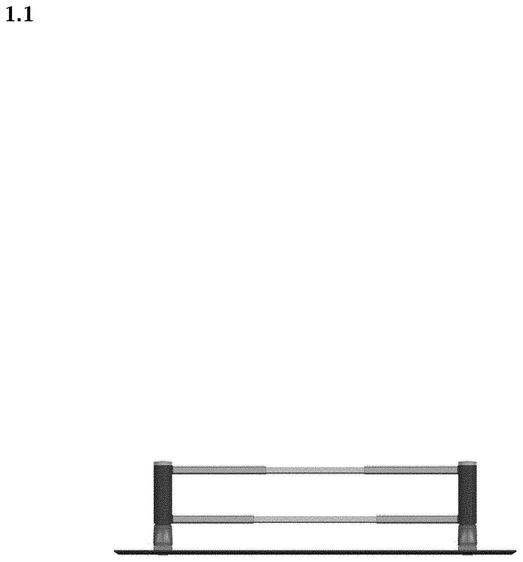 Patent USD1001052 Figure 1 – Mat for automobiles with rack