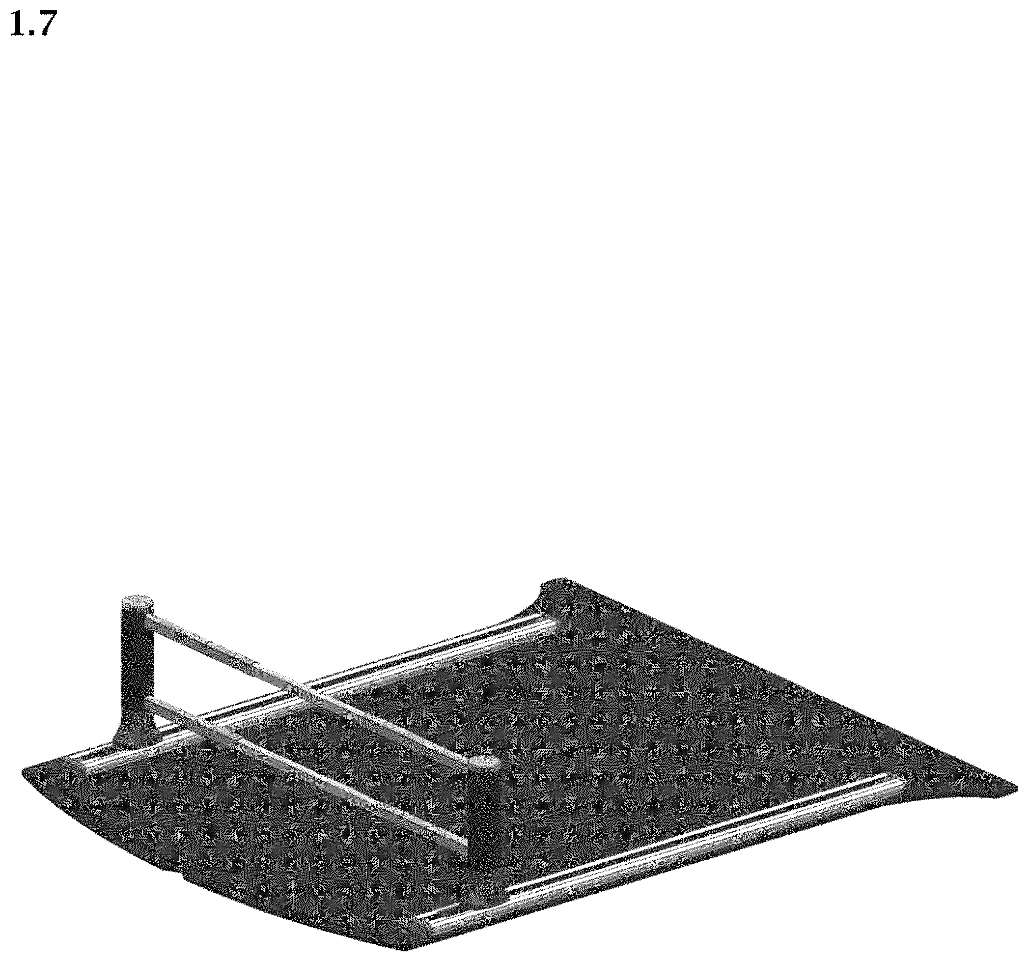 Patent USD1001052 Figure 7 – Mat for automobiles with rack