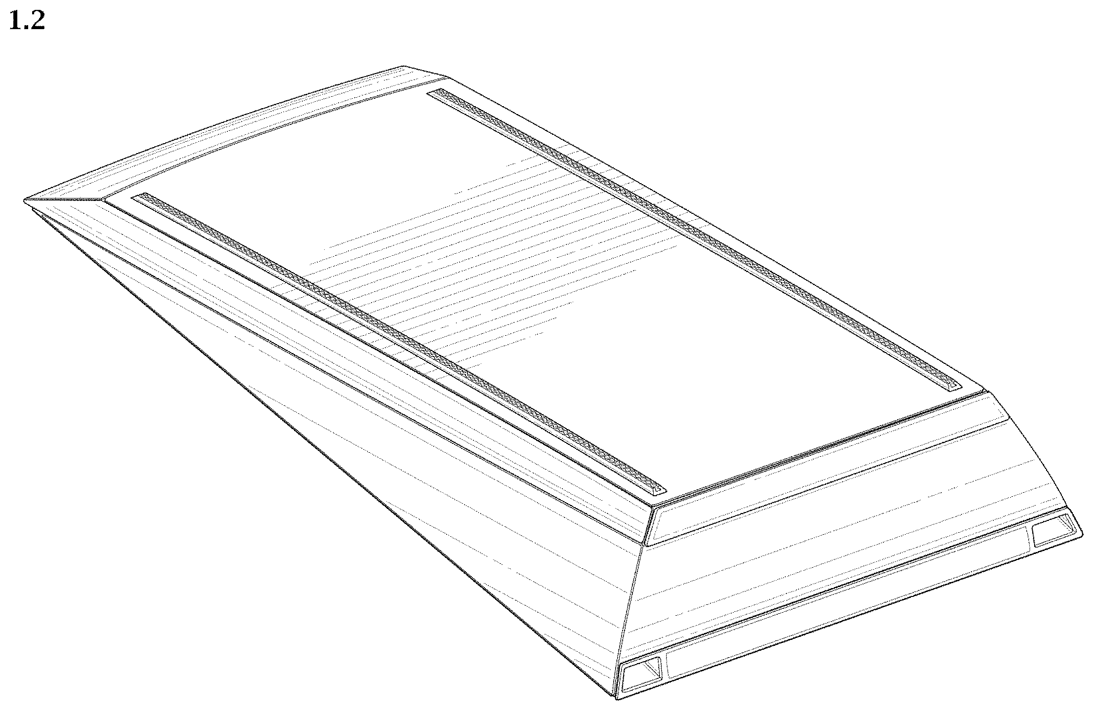 Patent USD1001053 Figure 2 – Pop-up camper for pick-up truck