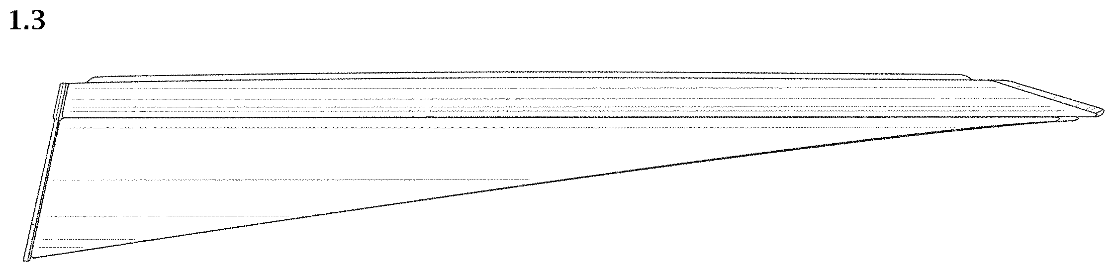 Patent USD1001053 Figure 3 – Pop-up camper for pick-up truck