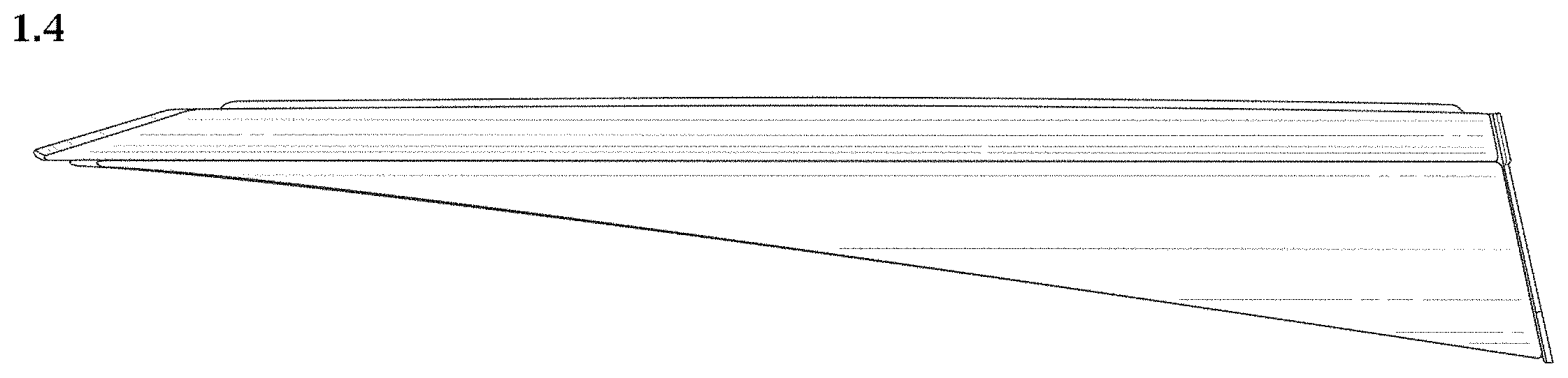 Patent USD1001053 Figure 4 – Pop-up camper for pick-up truck