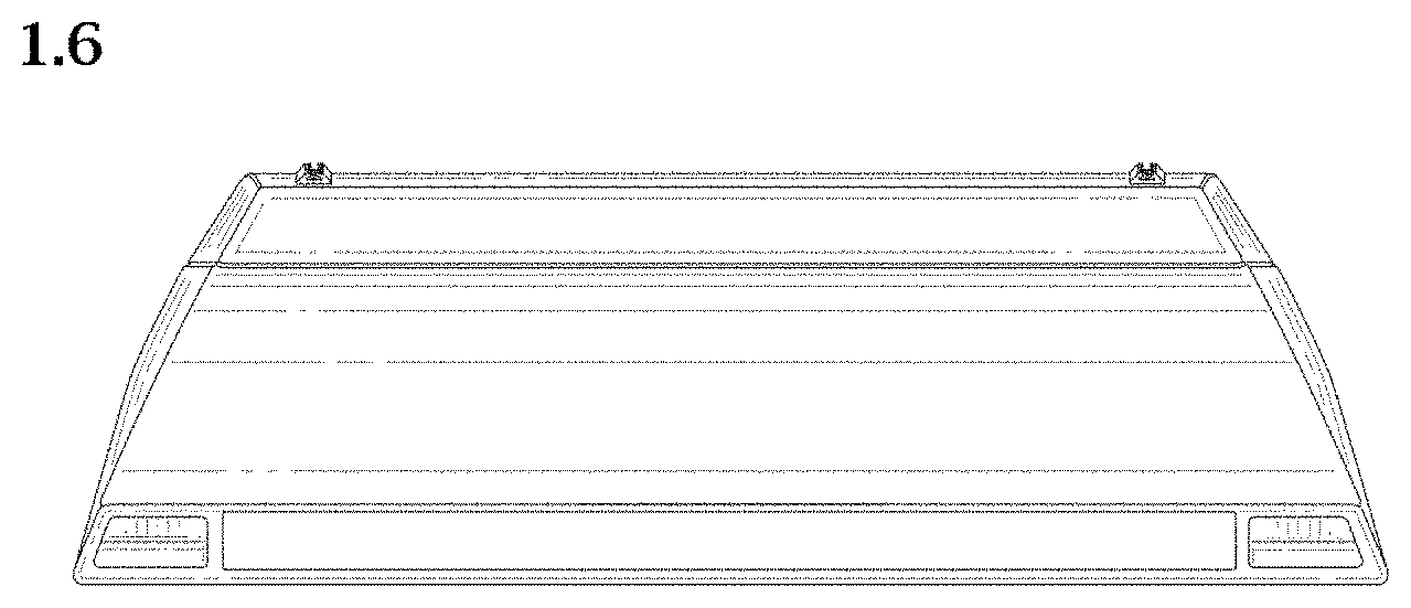 Patent USD1001053 Figure 6 – Pop-up camper for pick-up truck