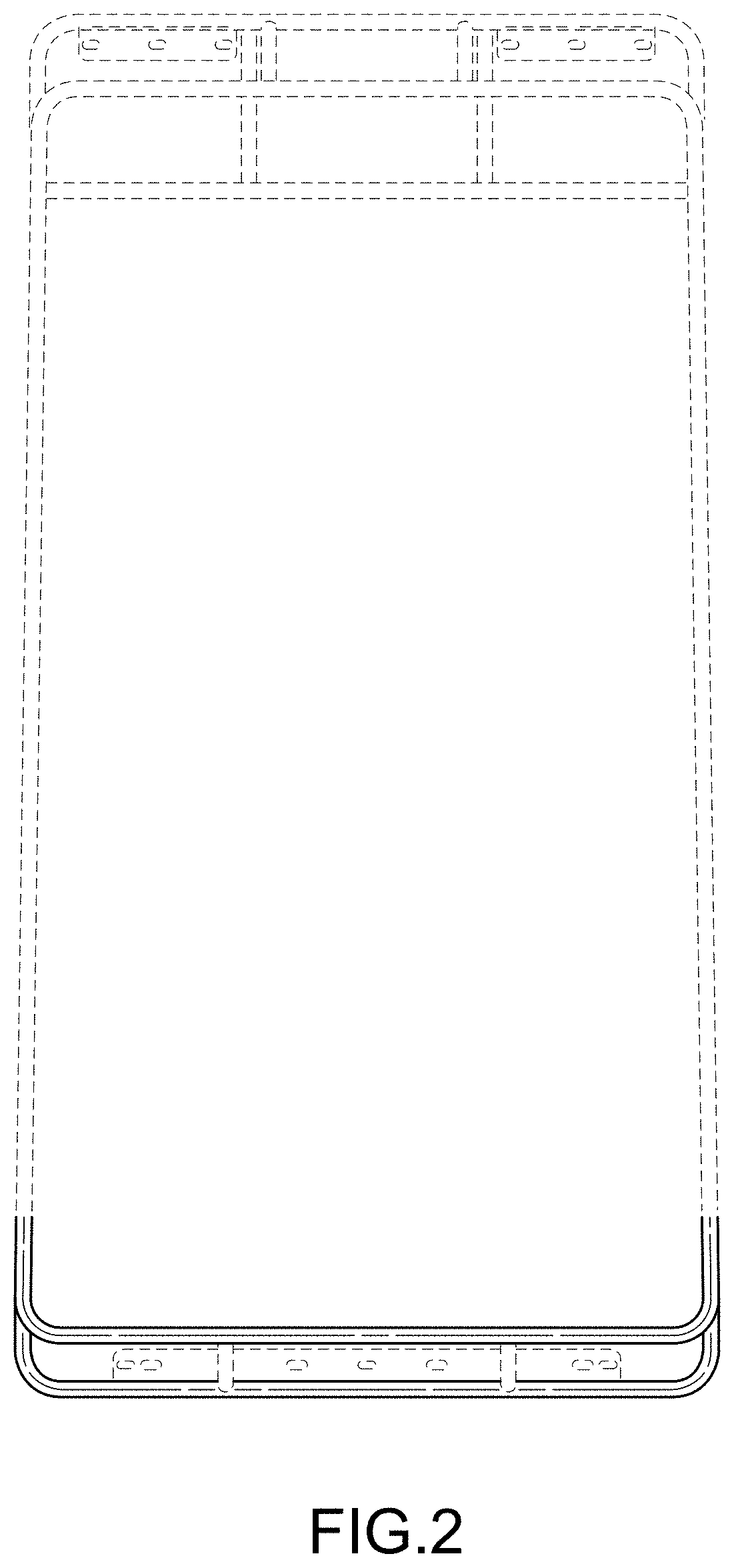 Patent USD1001054 Figure 2 – Rack for a vehicle
