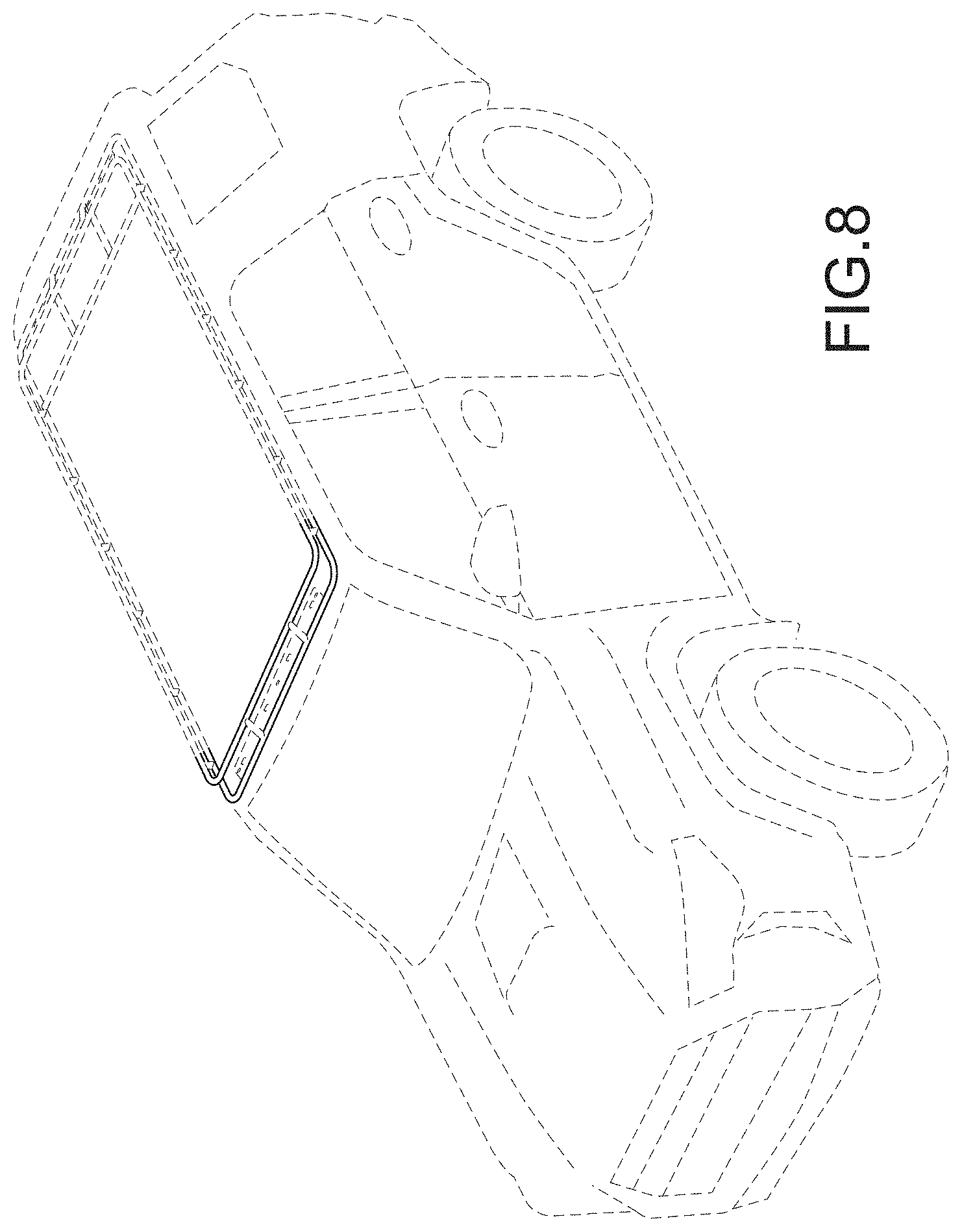 Patent USD1001054 Figure 7 – Rack for a vehicle