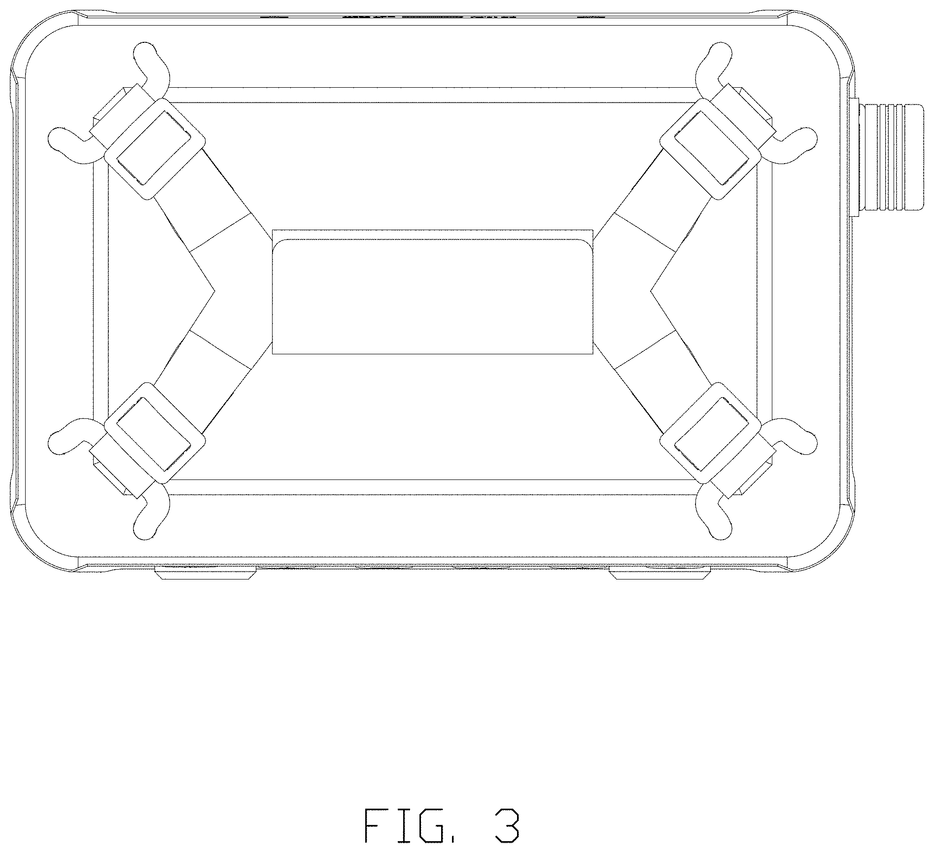 Patent USD1001059 Figure 3 – Portable power station