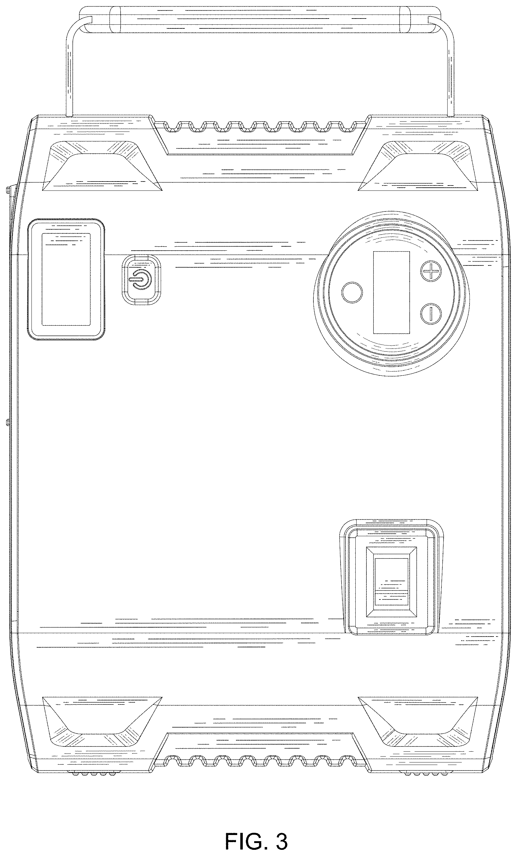 Patent USD1001065 Figure 3 – Jump starter with inflator