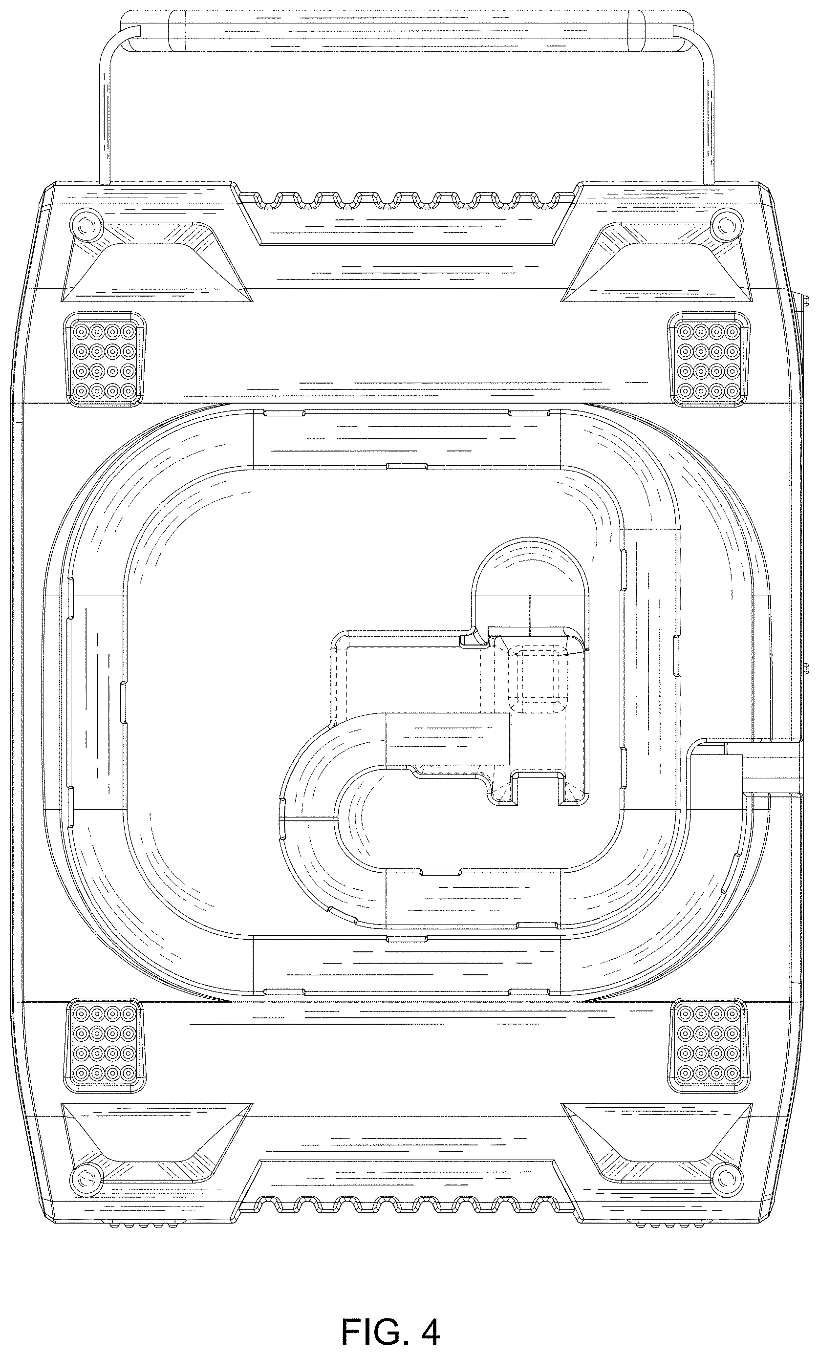 Patent USD1001065 Figure 4 – Jump starter with inflator