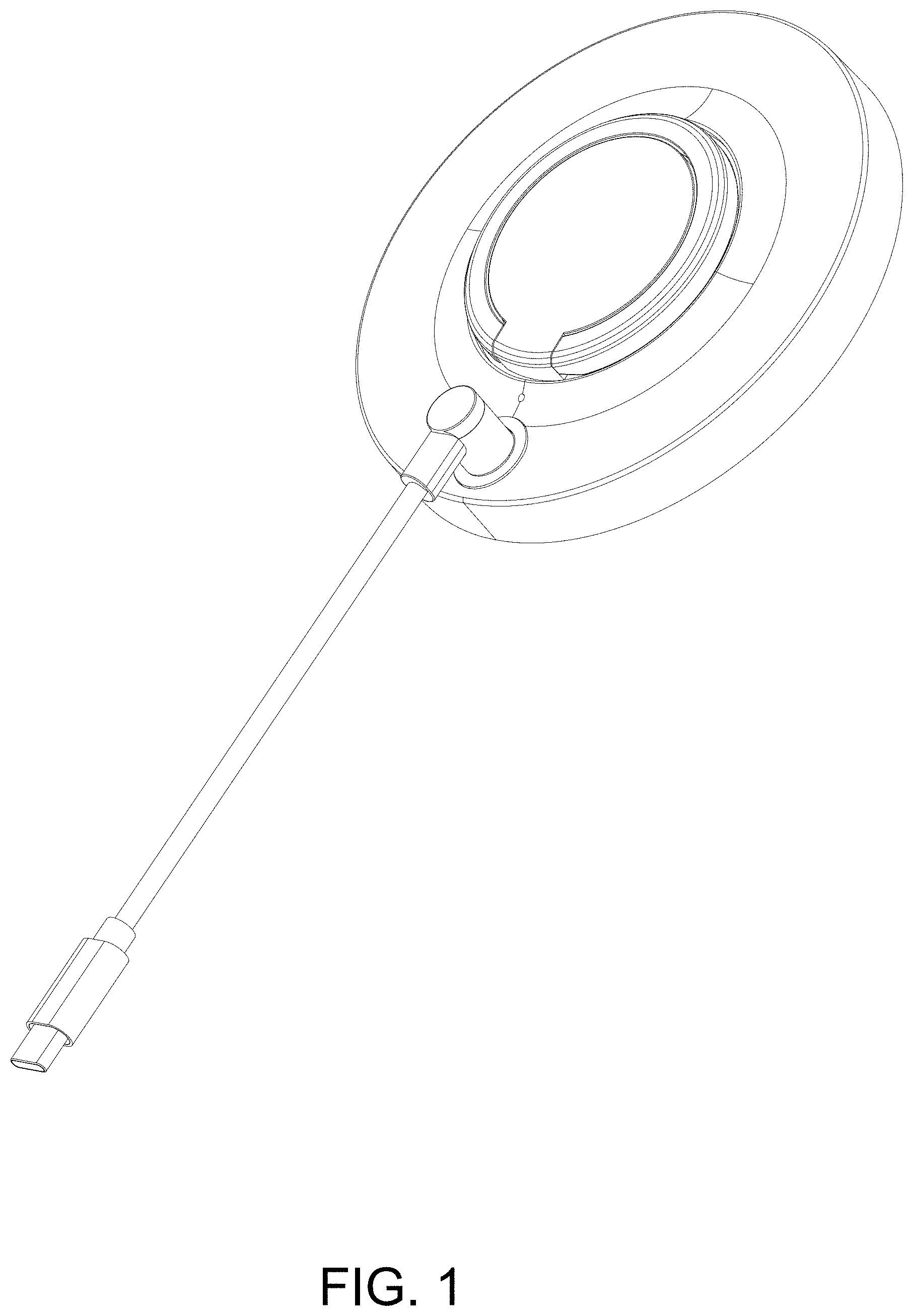 Patent USD1001067 Figure 1 – Wireless charger